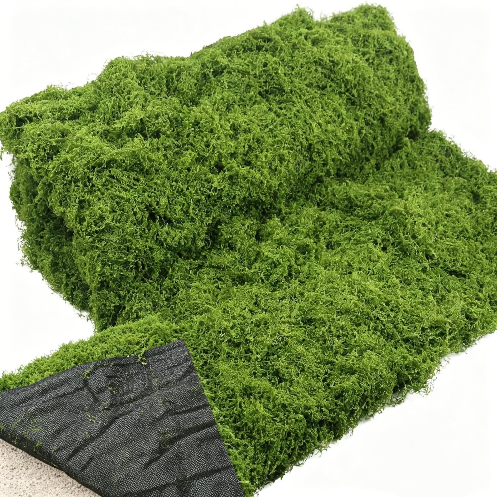 SunYoda 39" x 39" Artificial Moss Mat, Faux Green Moss Sheet for Planters, Crafts, DIY Projects, Table Centerpieces, Fairy Gardens & Wedding Floral Decor