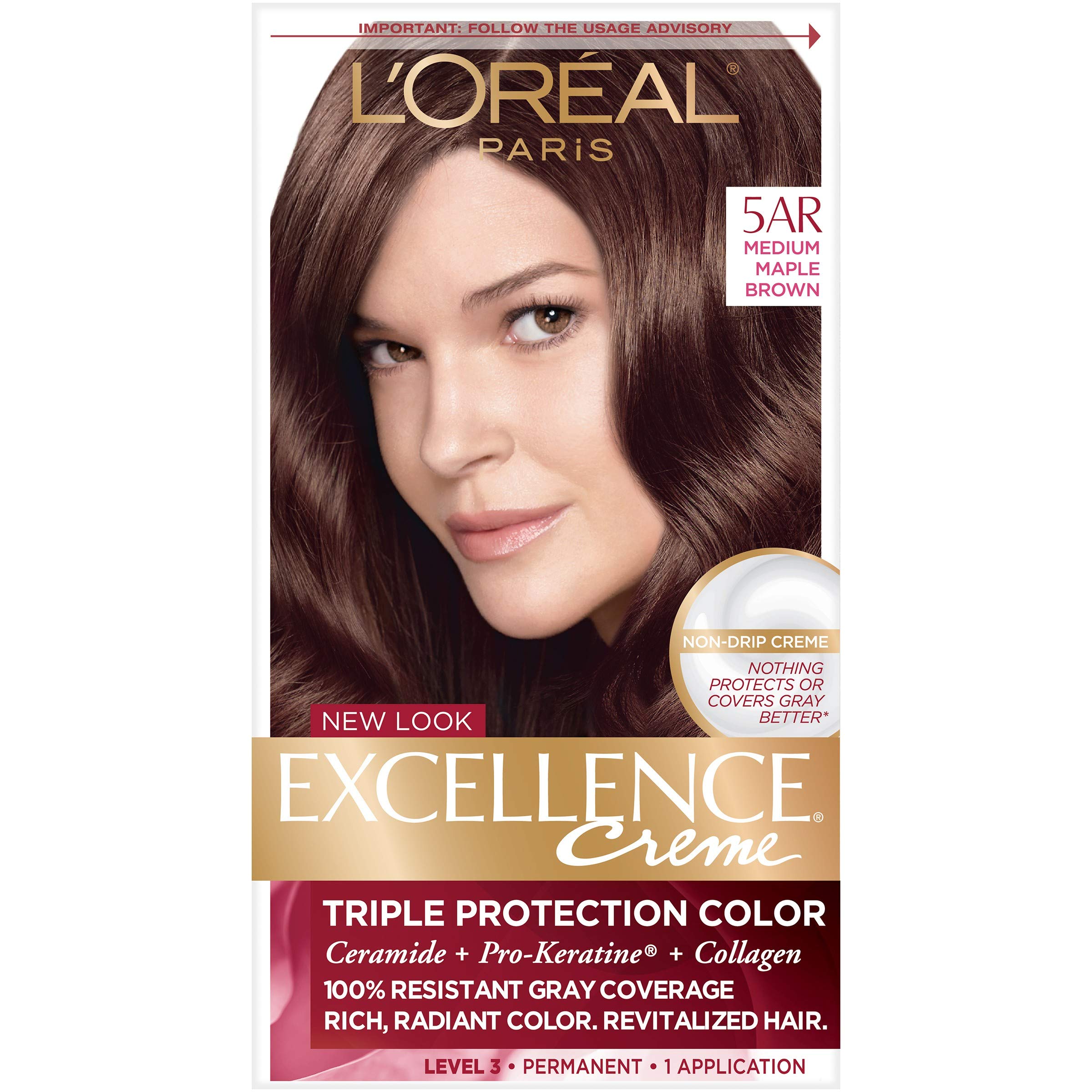 The Hormeye 美容デバイス ブラウン Amazon.com: L'Oreal ParisExcellence Creme - 5AR Velvet Brown