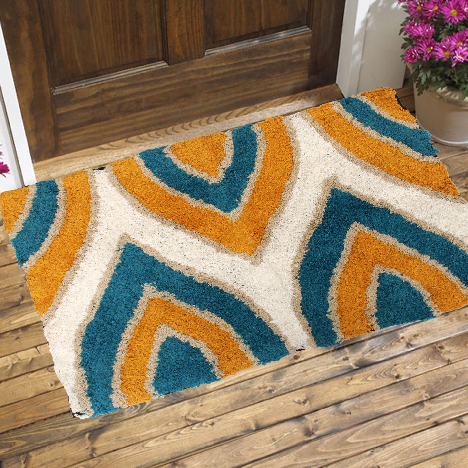 AAZEEM Exclusive Anti Skip mat for Living Room, Door mat for Home Entrance, Door mat for Floor (40 x 60 cm)-image-33