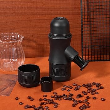 Gatuida Mini Espresso Machine Manual Hand Press Coffee Maker, 80ml