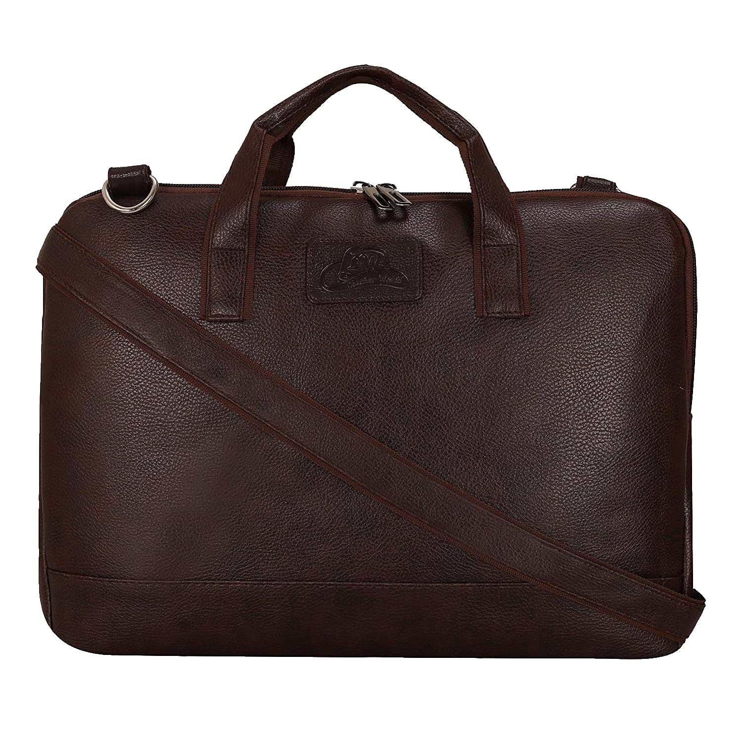 Leather World Unisex Adult Mens Laptop Bag 15.6 inch Side Shoulder Briefcase Satchel Messenger Business Bags for Men & Women - Brown (6 Month Warranty) (B084C4JWPT) Amazon Price History, Amazon Price Tracker