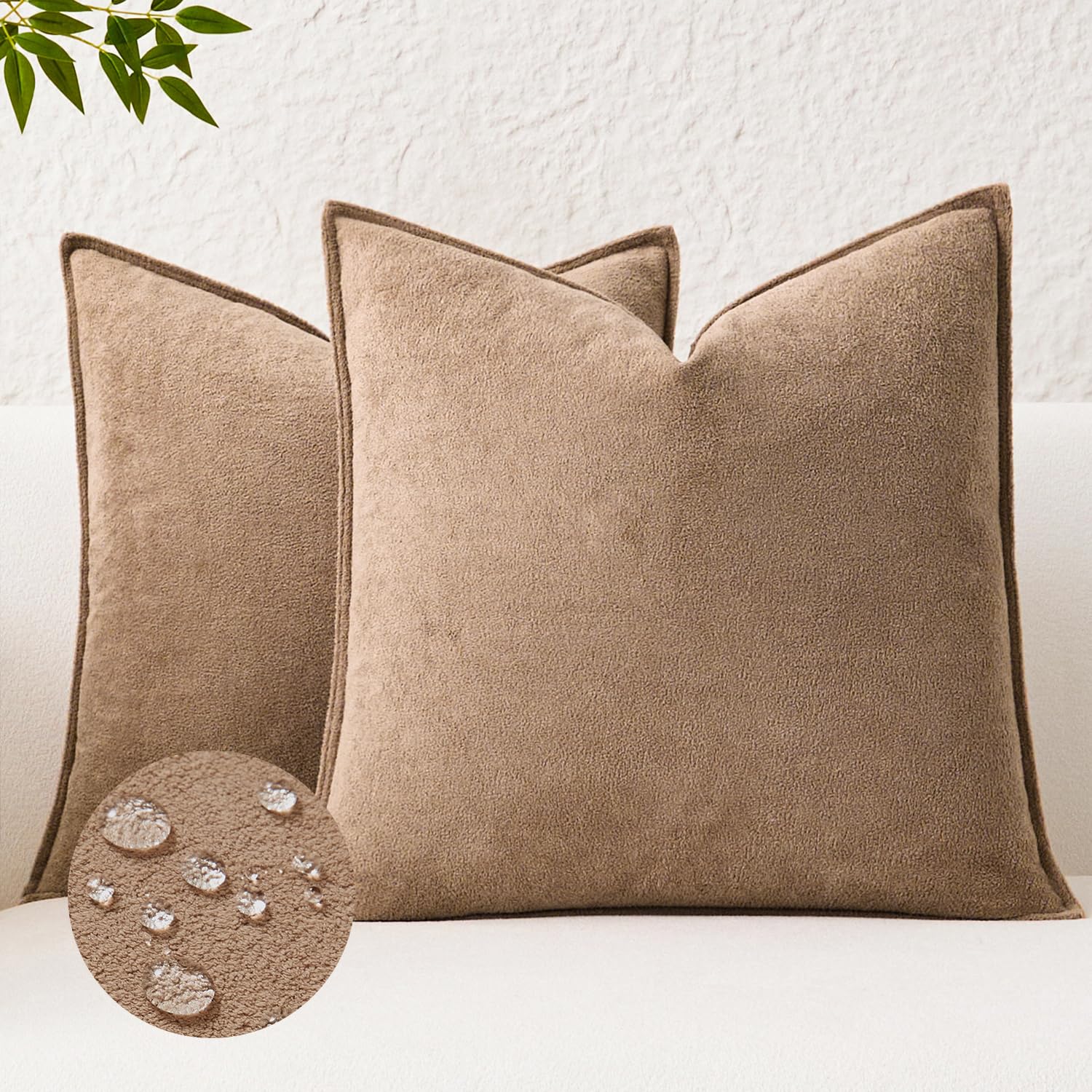 Amazon.com: Kevin Textile Waterproof Decorative Pillow Covers