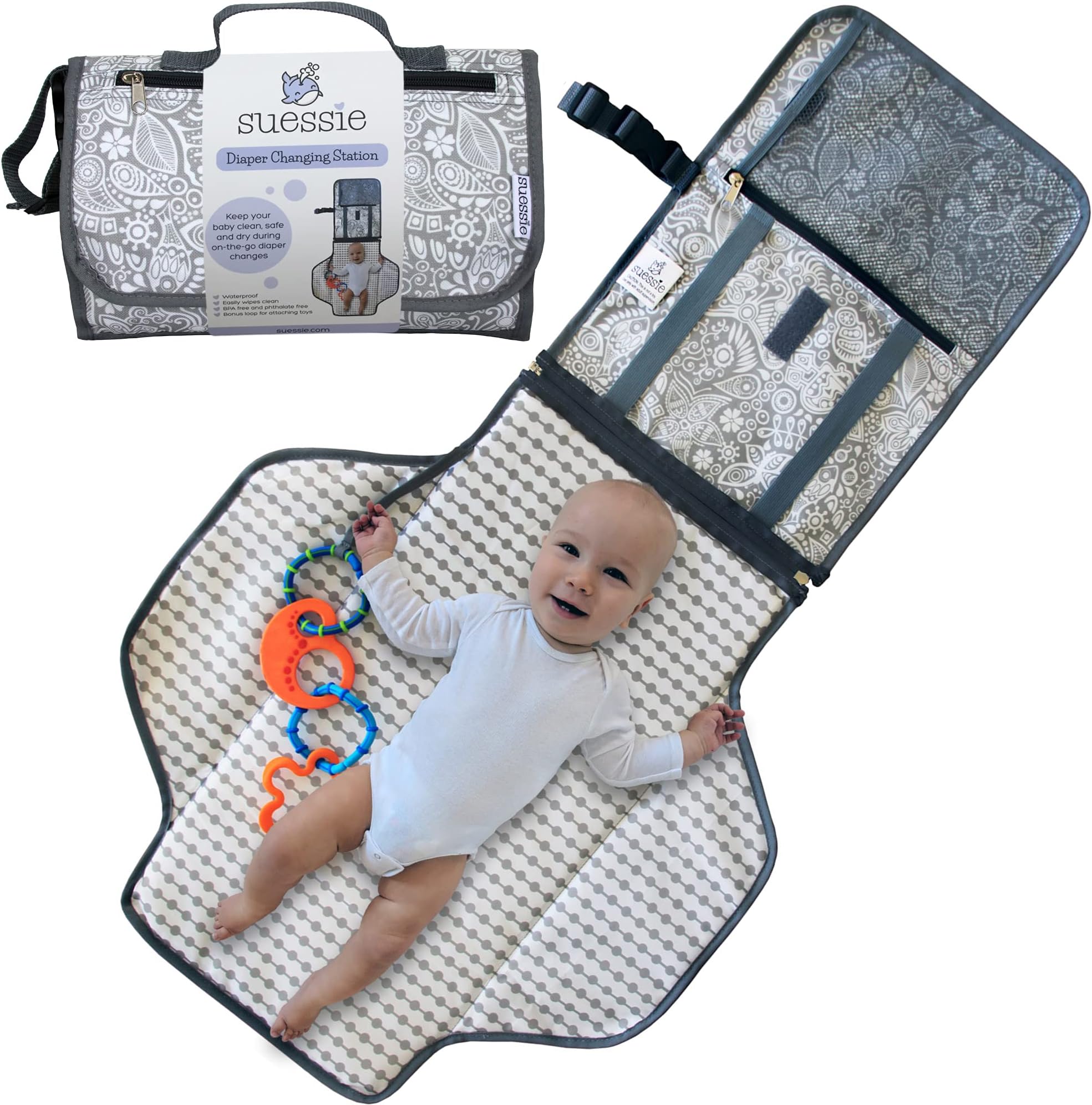 Suessie Portable Diaper Changing Pad and Organizer