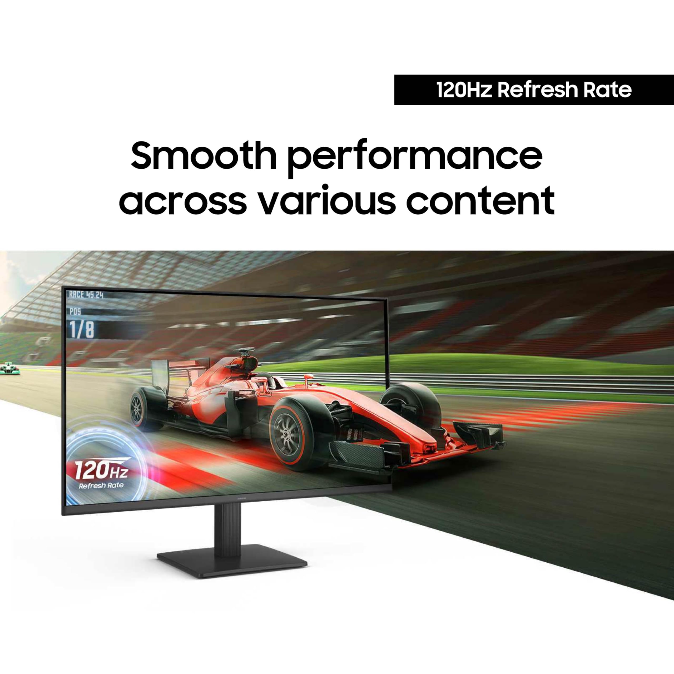 Samsung 27-inch FHD Flat Screen IPS Panel 5ms Monitor with 120 Hz Refresh Rate, Game Picture Mode & Super Slim Design (LS27F320GANXZA) - [Canada Version] - 5