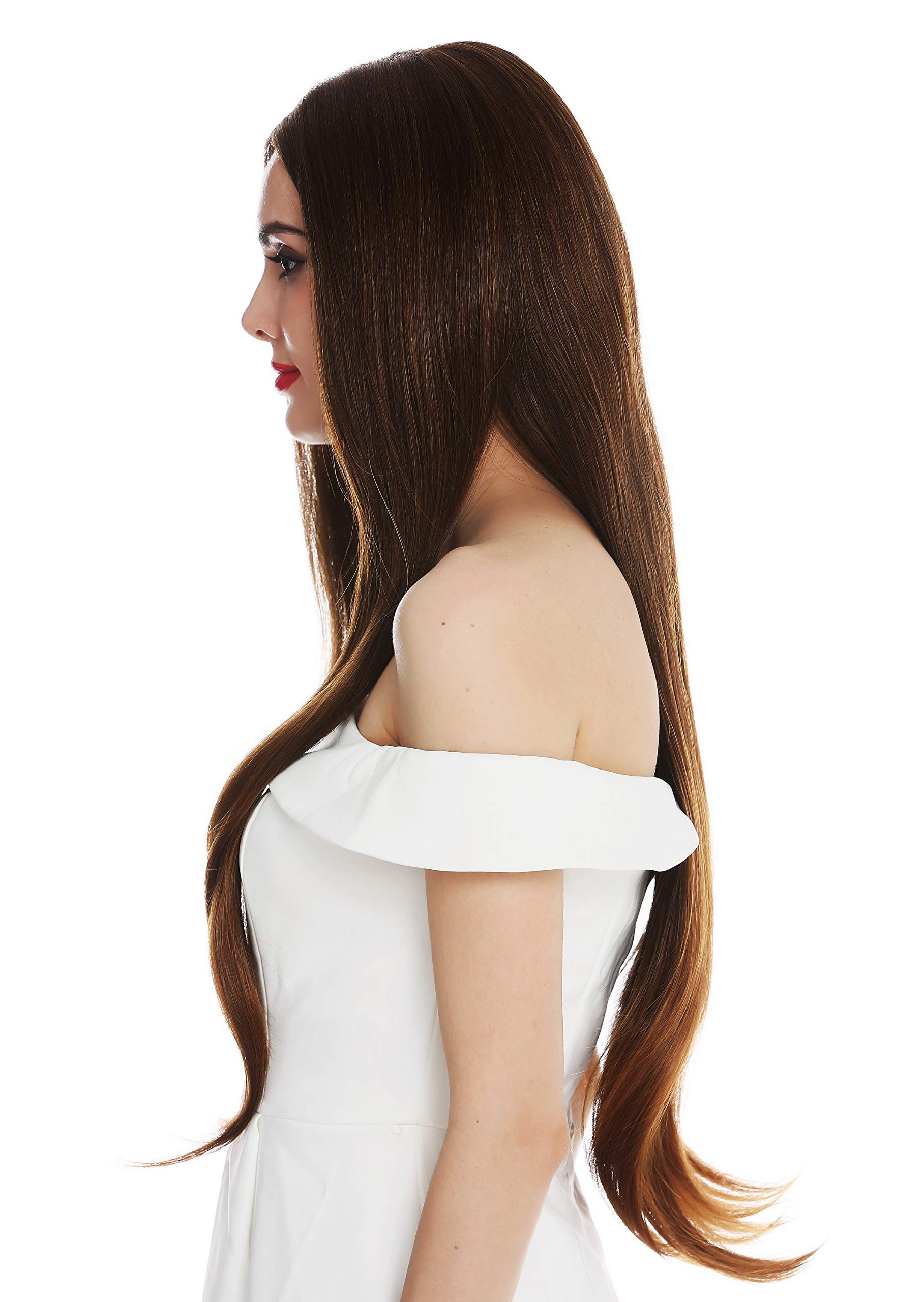 WIG ME UP - DW2848-MT-24BT87 wig women's wig monofilament very long sleek reddish brown blonde highlights - Image 4