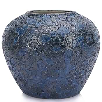  ブルー 陶器製花瓶 楽天市場】信楽焼 陶器花瓶 フラワーベース 7.5cm徳利形 洋風に