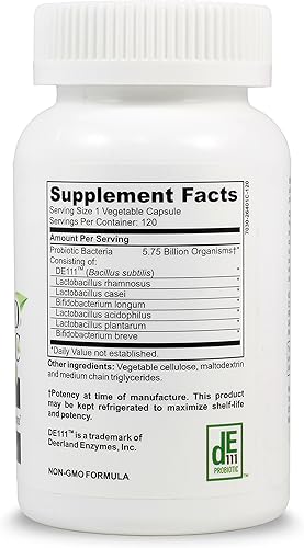 Miniatura 3 de Suplemento probiótico Para intestinos saludables y ayuda en la digestión y el sistema inmune 5,75 billones de organismos, Lactobacillus Acidophilus,