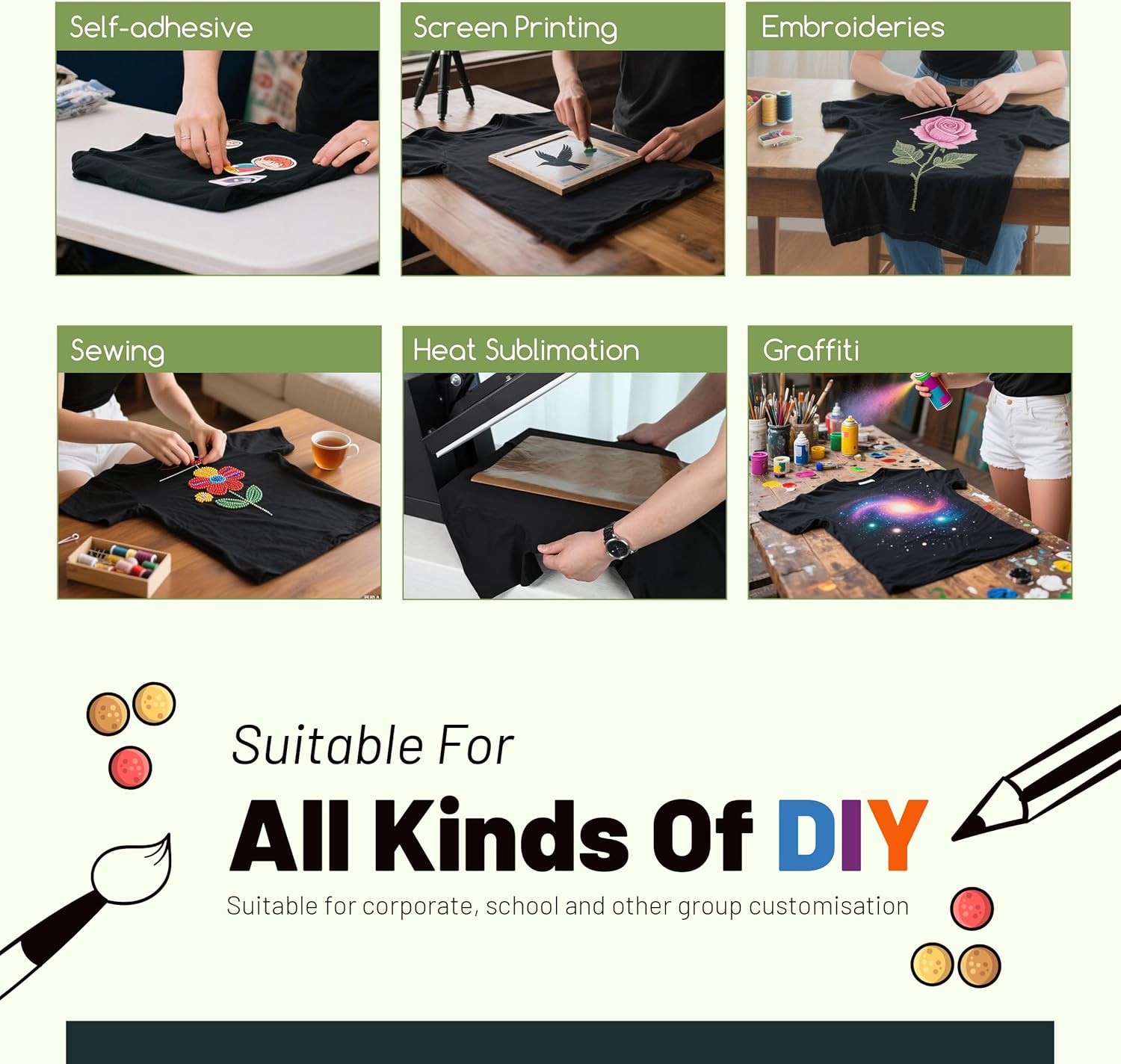 Joyclub 5 PCS Unisex Sublimation Blanks Bulk Polyester T Shirts for Sublimation Crew Neck Short Sleeve Wholesale DIY Gifts - Image 4