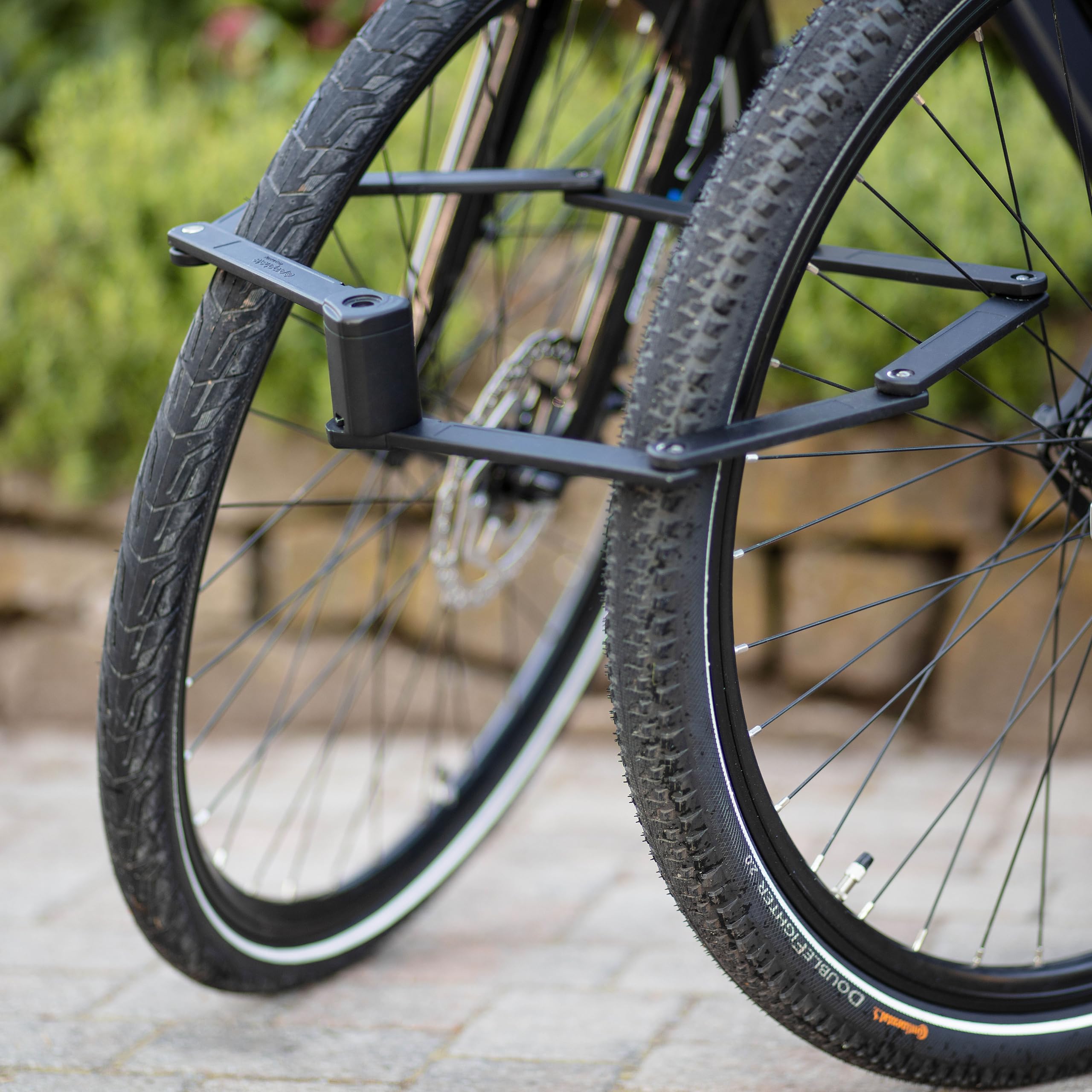 Prophete Lucchetto pieghevole XXL 120 cm – Acciaio temprato con tecnologia Laser Cut – Include supporto per bicicletta, e-bike ed e-scooter – Antifurto sicuro