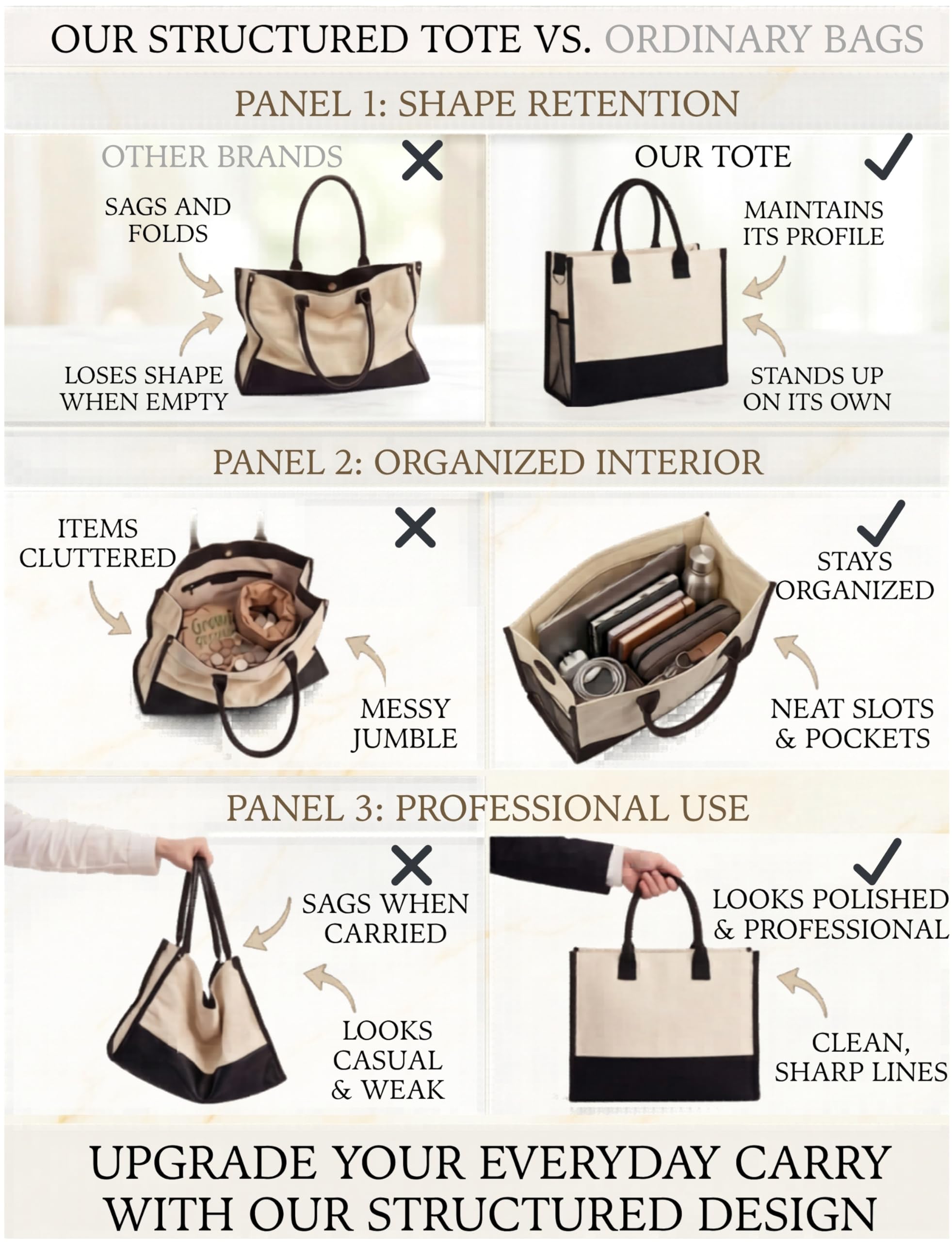 InnoBeta Masters Degree Graduation Gifts for Her Canvas Tote Bag with Top Zipper Closure and Shoulder Strap for Graduation - Master It
