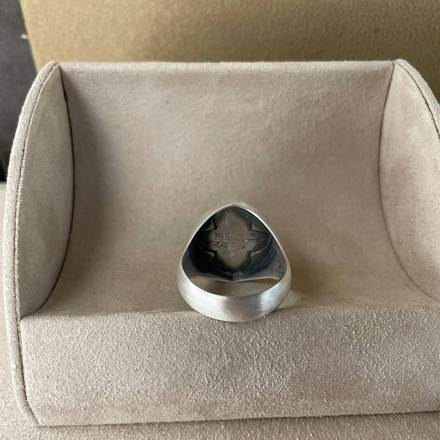 Amazon.com: Silver Dragon Signet Ring, 0.019-0.024 lbs, 0,94