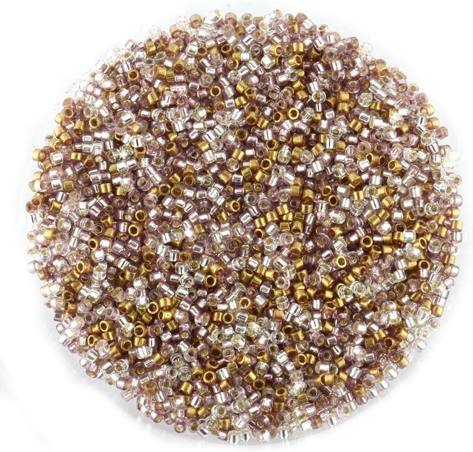 Miyuki Delica Bead Vintage Rose Mix Qty 5 Grams