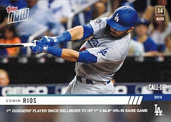 Amazon.com: 2019 Topps Now Baseball #684 Edwin Rios Pre-Rookie Card ...