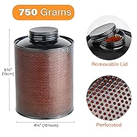 Vista 2 de LotFancy Deshumidificador desecante de gel de sílice para pistola, 26.46 oz que indican cuentas de gel de sílice, recipiente reutilizable