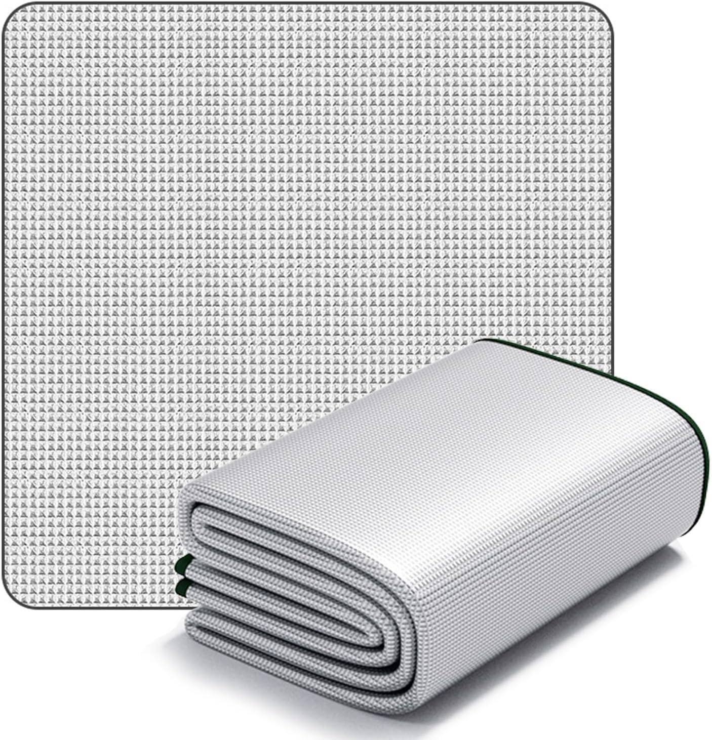 200x200cm Insulated Camping Mat - Double-Sided Aluminium Foil Sleeping Pad | Waterproof & Thermal Camping Floor Mat for Hiking, Picnics & Outdoor Use