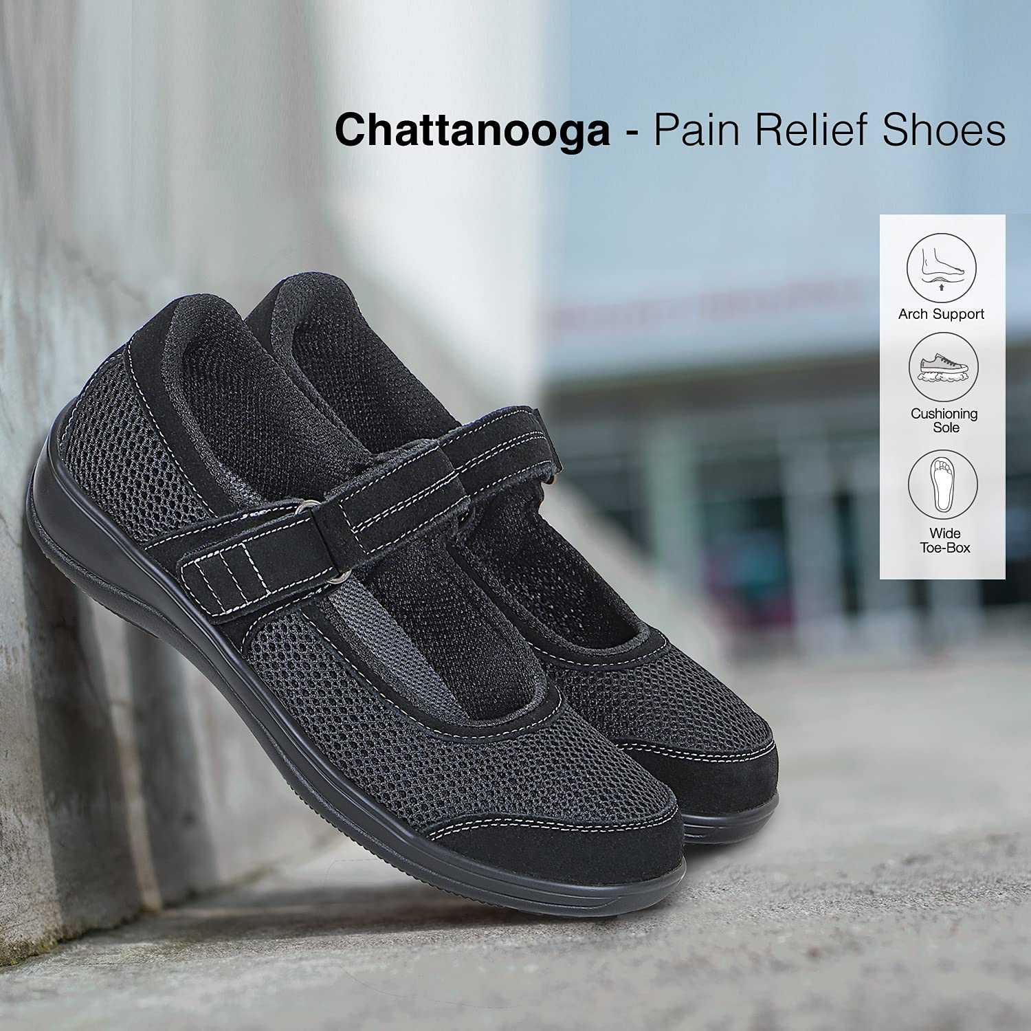 Buy Orthofeet Arch Support Mary Jane's for Women, Ideal for Heel and