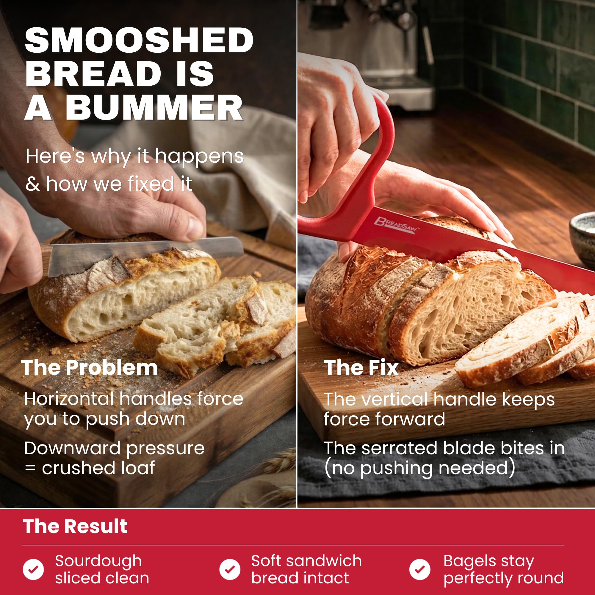 Sourdough Bread Knife - Serrated Blade -5 Sourdough Bread Knife - Serrated Blade -5