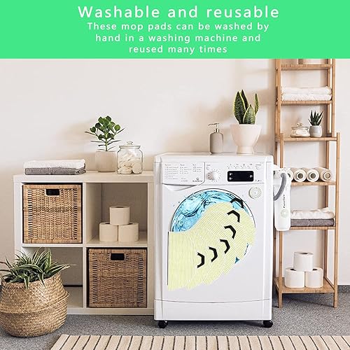 Miniatura 5 de KVLZ Almohadilla de repuesto para trapeador de vacío para Shark AV2610WA compatible con RV2610WA paño de piso duro reutilizable experto reemplazo