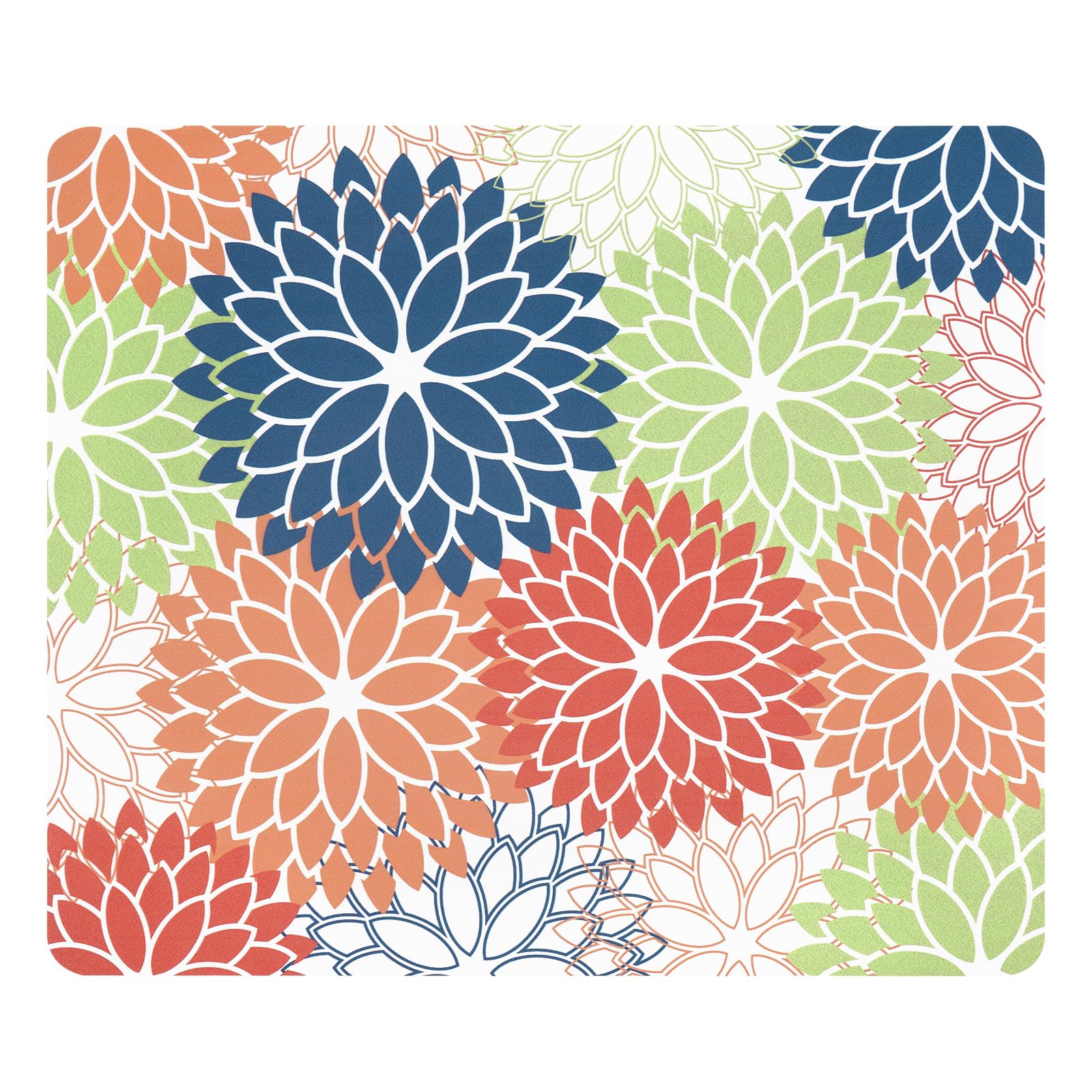 Dahlia Dish Drying Mat for Kitchen Counter, Super Absorbent Drying Mat, Non Slip Rubber Drying Pads, Use for Coffer Counter, Tableware Mat, Under the Electrical Appliances, 16×18 In