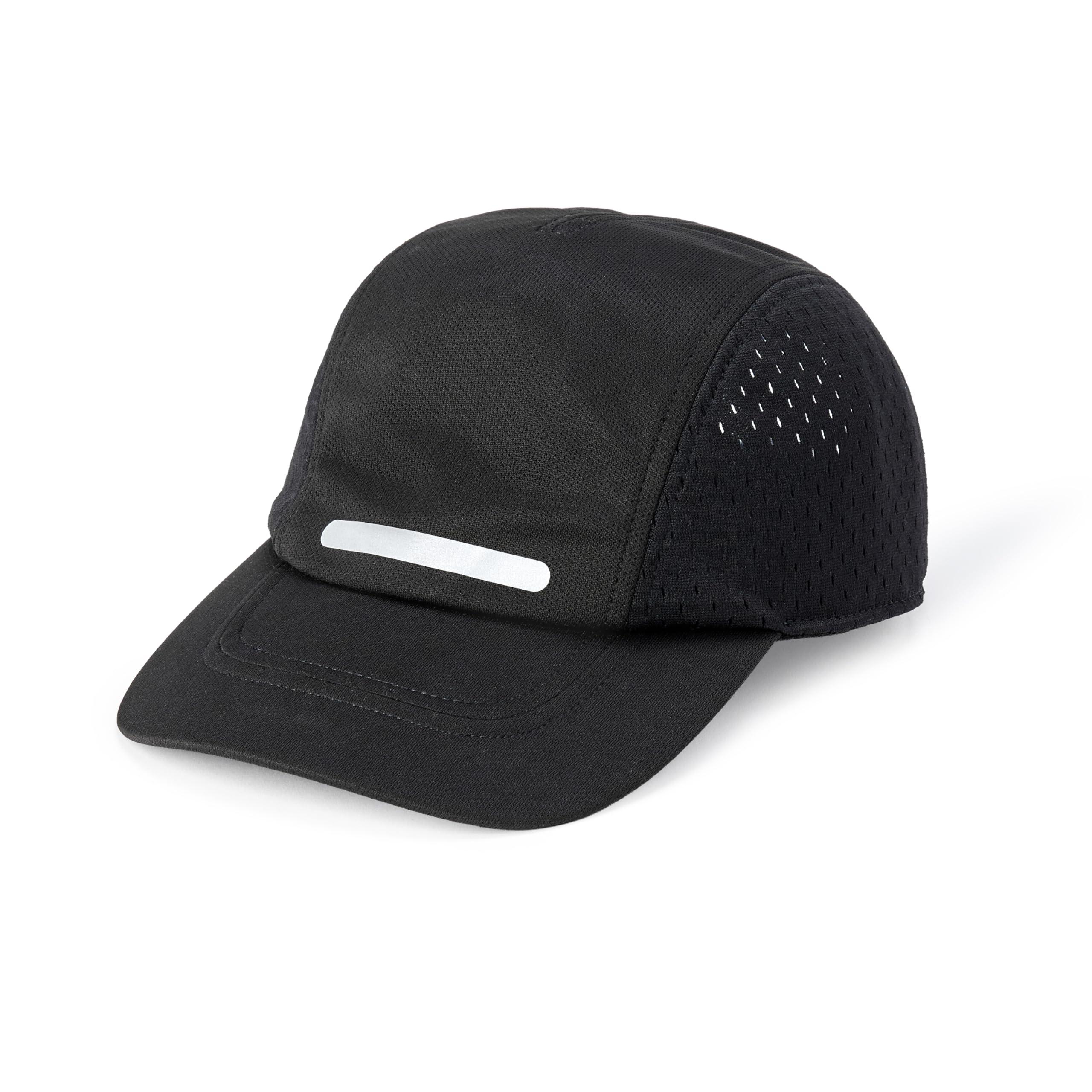 Amazon Essentials Women's Adjustable Running Cap, Black, One Size