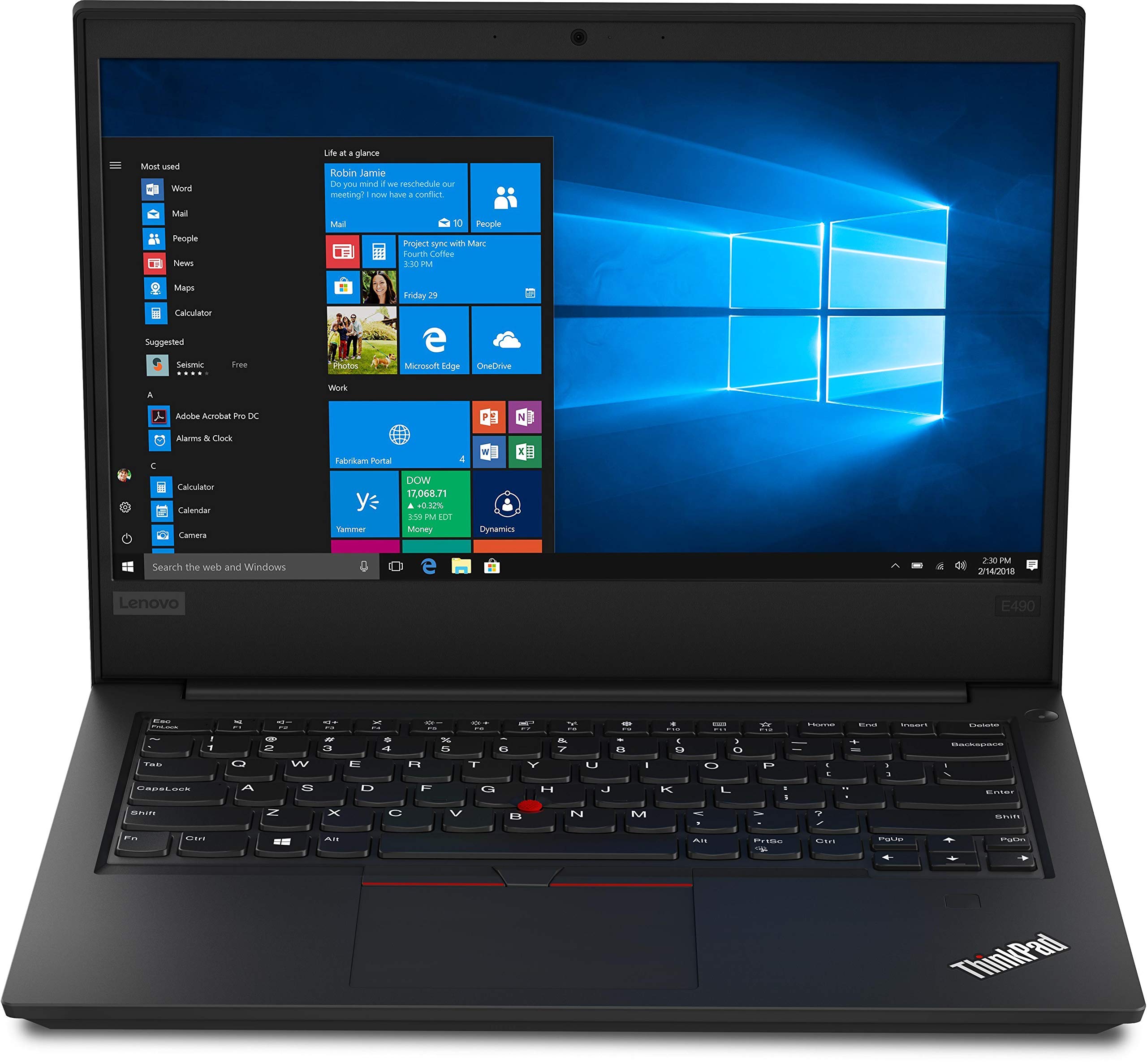 #959 レノボThinkpad E490 i5-8265U 8GB 256GB Lenovo ThinkPad E490 Laptop Core i5-8265U 1.6GHz 8GB 256GB SSD
