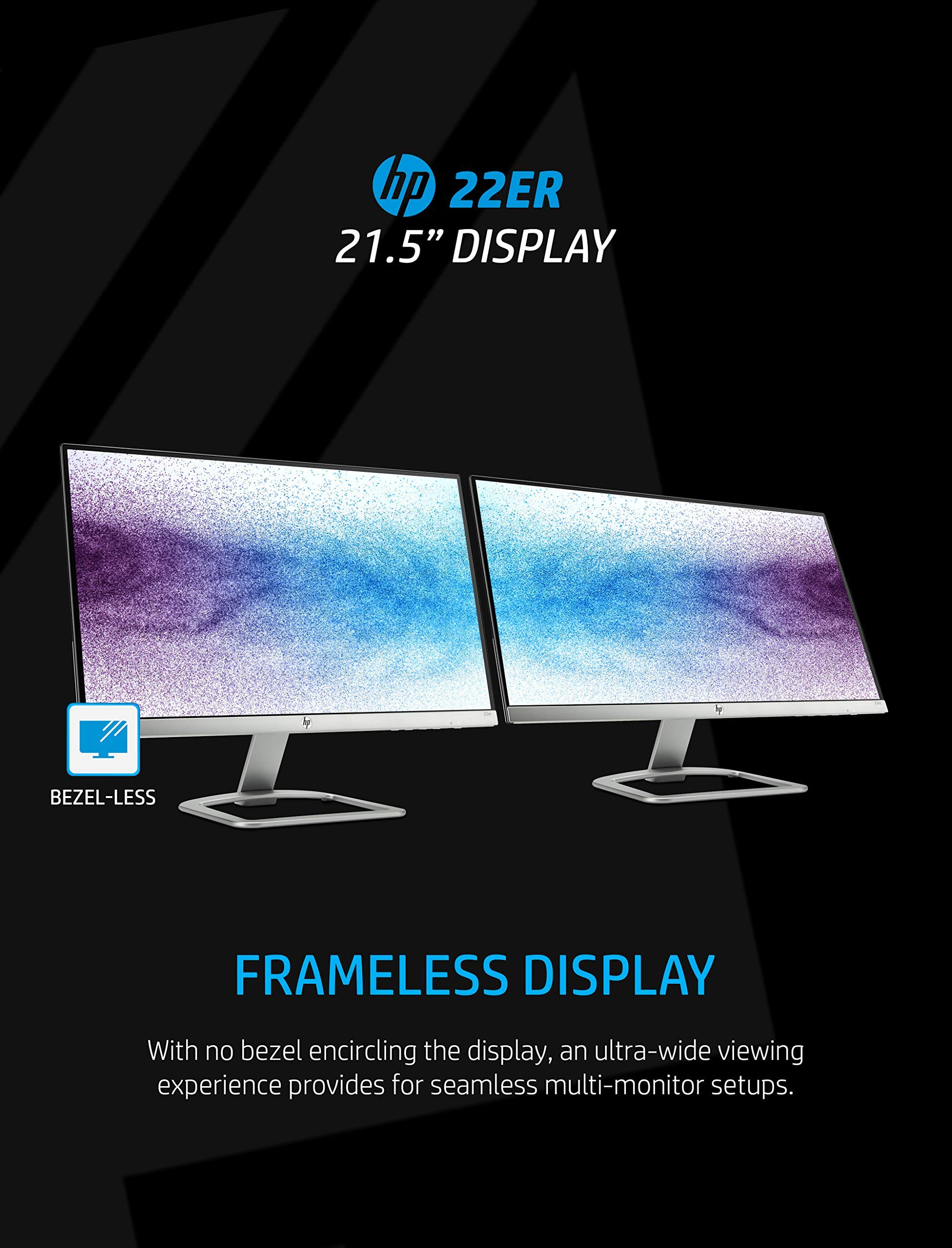 Amazon.com: HP 22er 21.5-inch LED Backlit Monitor (Renewed 