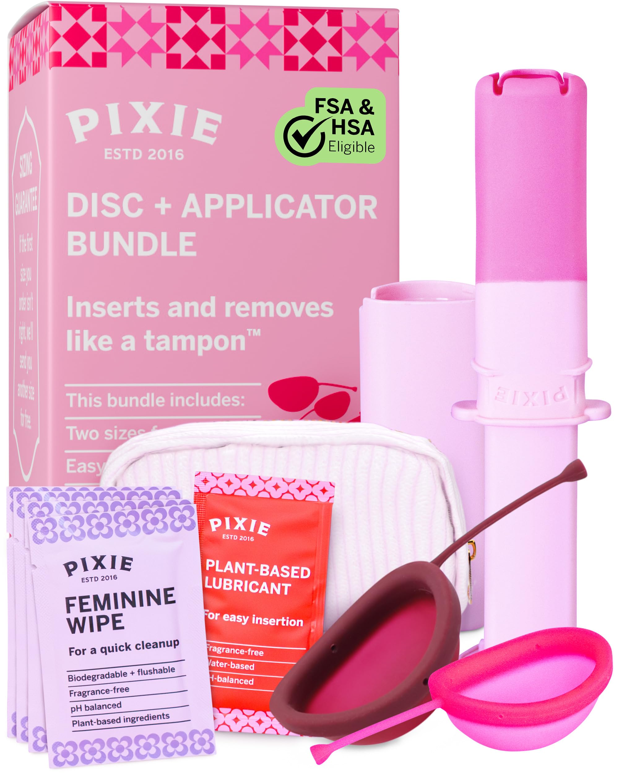 Pixie Cup Disc + Applicator Bundle