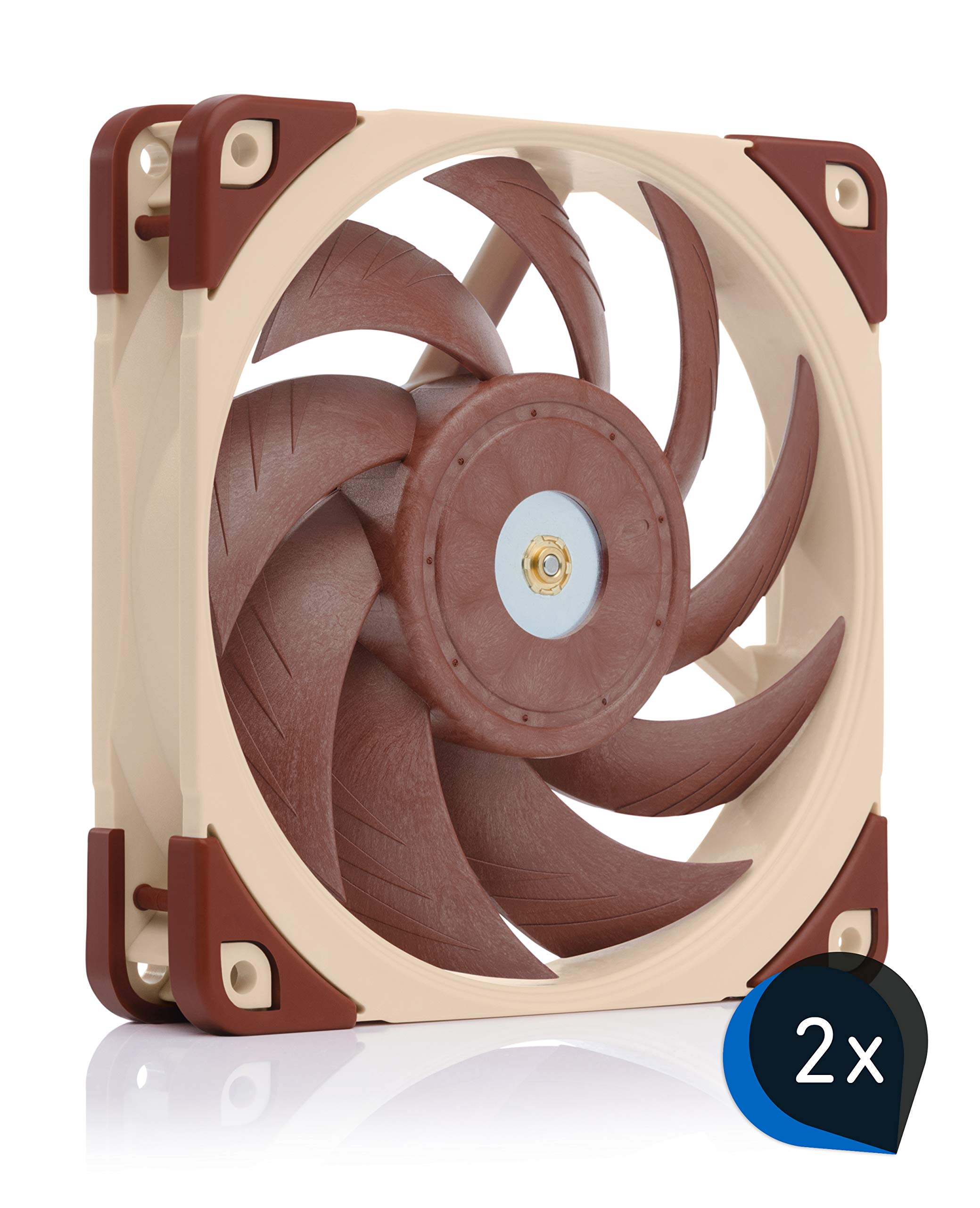pacyrotto　NOCTUA NF-A12x25 PWM 120mm Noctua Bundle: 2x NF-A12x25 PWM, Premium Quiet Fan, 4-Pin (120mm