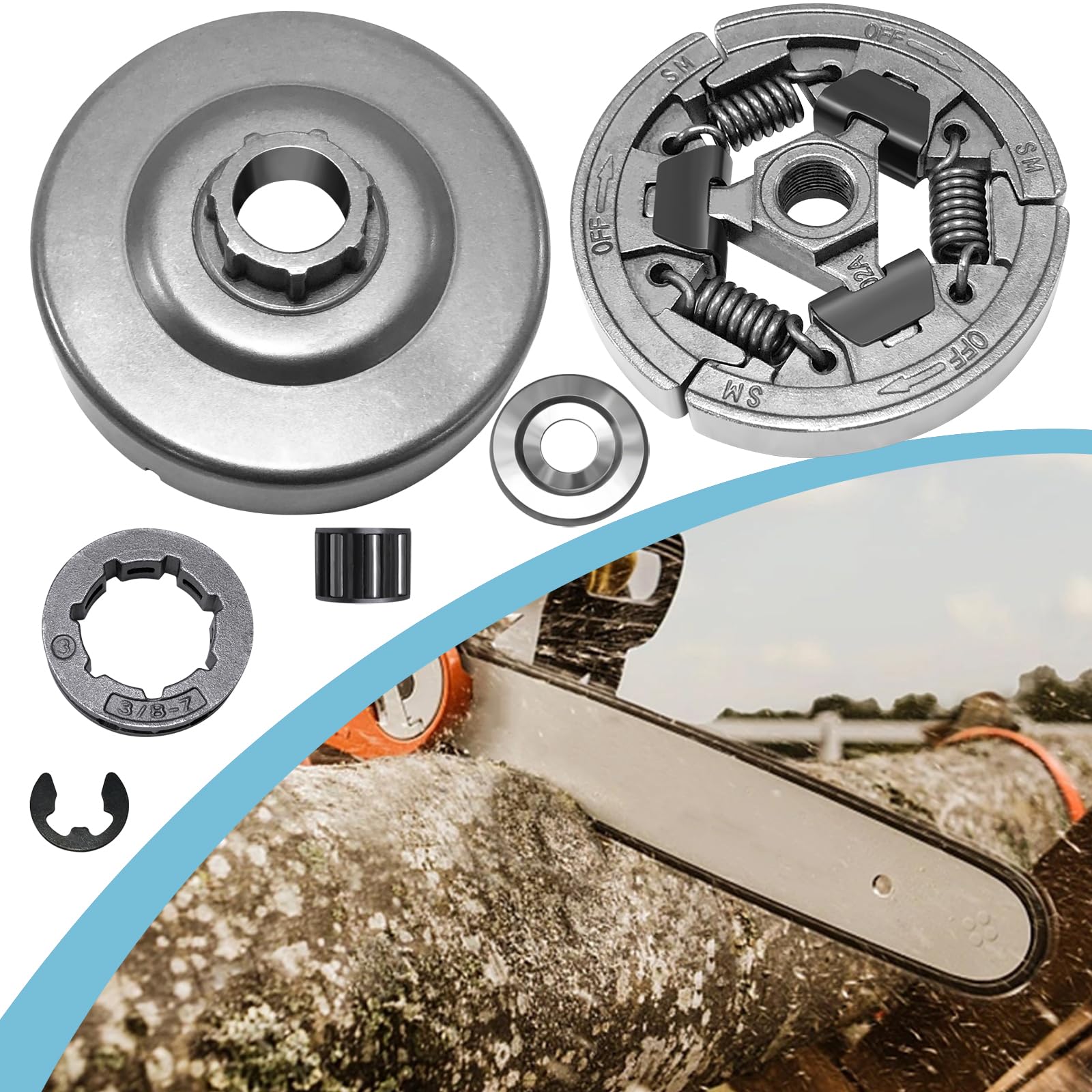 Amazon.com: Yutacorex 1122 007 1000 Clutch Drum 3/8