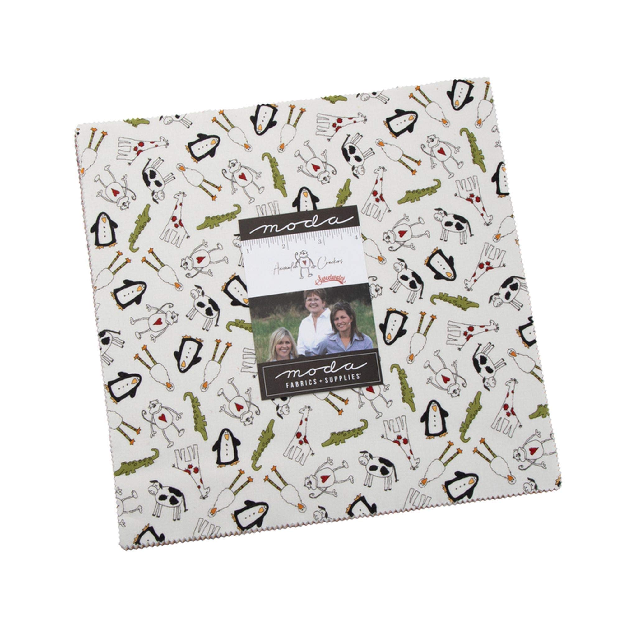 Moda Fabrics Animal Print Moda Animal Crackers Layer Cake