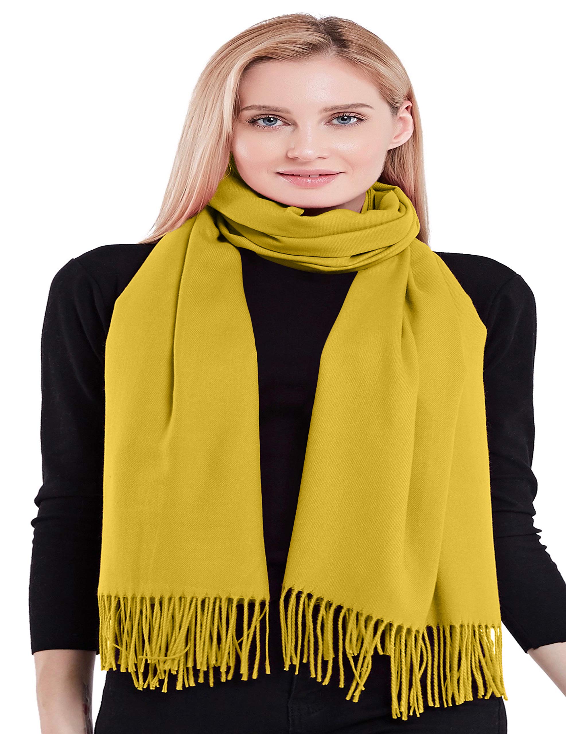 CJ Apparel Damen Schal aus 100% Kaschmir, Handgefertigt in Nepal Pashmina-Schal (1er Pack)