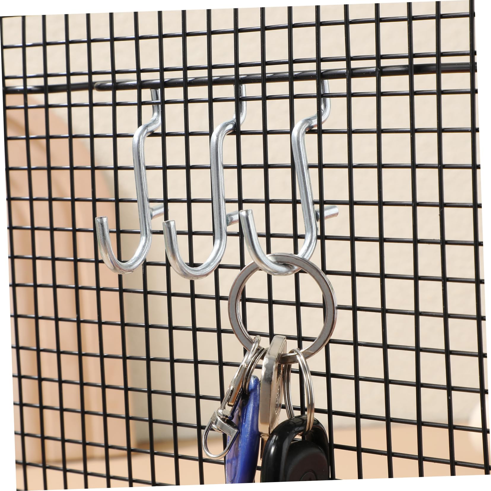 Angoily 10-teiliges Schweres Metall-Pegboard-Haken-Set – Stabile Aufbewahrung Für Werkzeugwand & Garage, Lochwand-Organizer