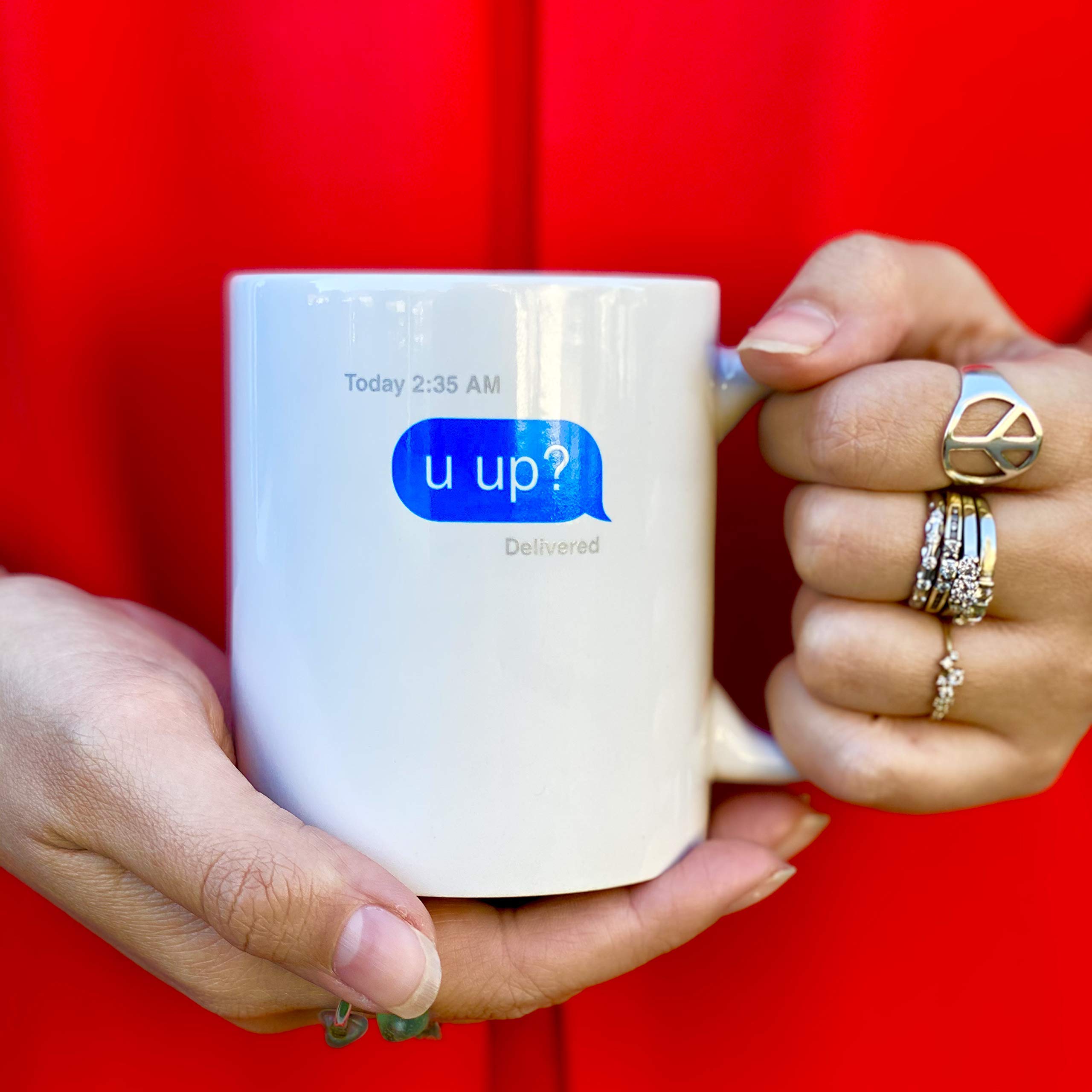 Funny 'You're Awesome, Keep That Sh*t Up' Coffee Mug - 11 Oz Ceramic Novelty Mug, Dishwasher Safe, Great Gift For Men, Women, Coworkers, Birthdays, Holidays