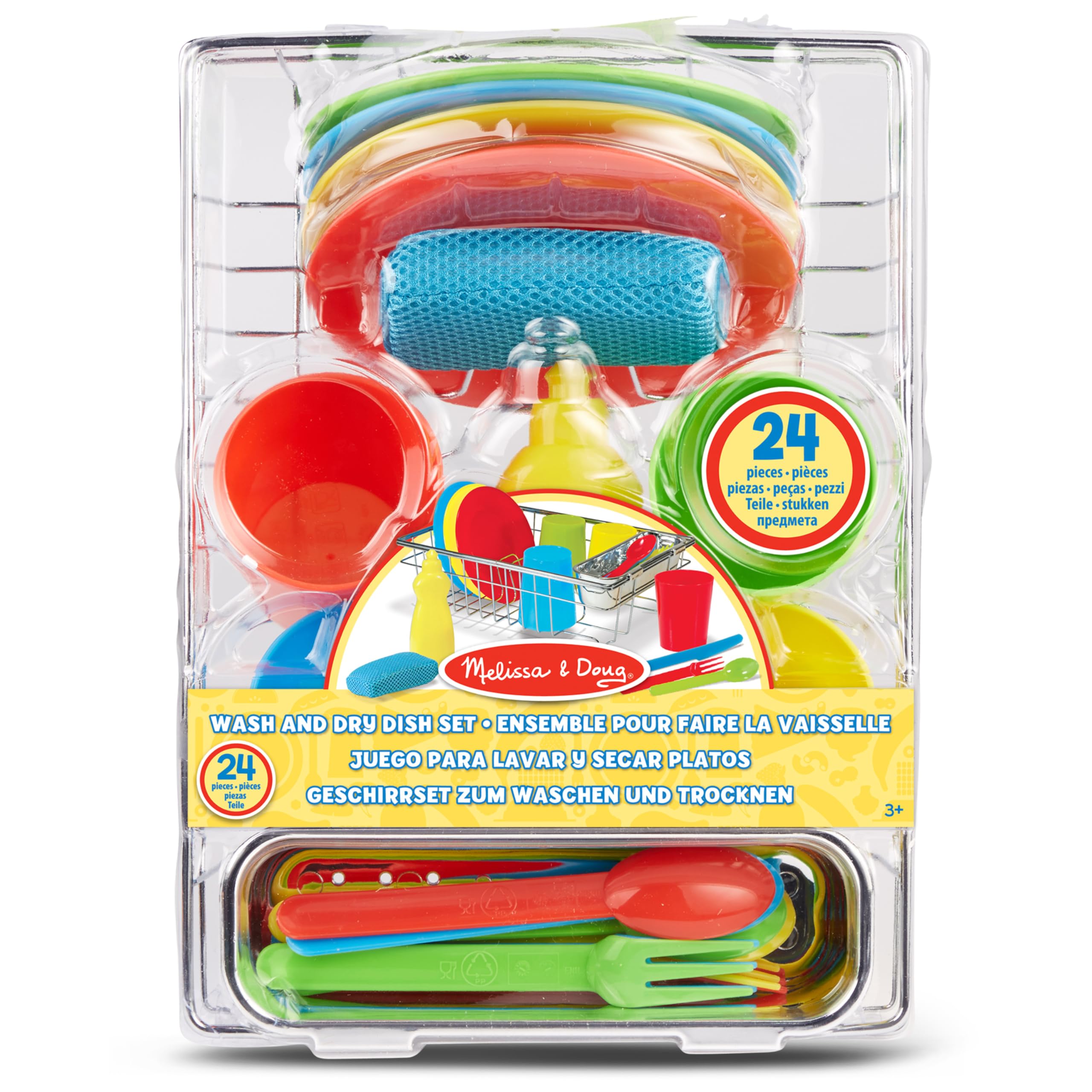 Melissa & Doug Geschirr-Abwasch-Set