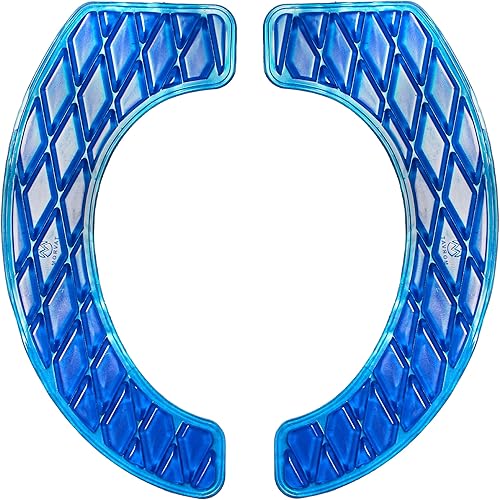 Morvat Cojín de gel para asiento de inodoro, cojín elevador acolchado lavable para inodoros y silla cómoda, máxima comodidad y apoyo para alivio del