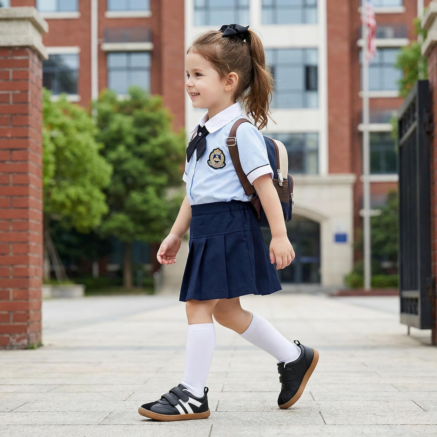 STQ KIDS Toddler Wide Toe Box Barefoot Shoes Girls Boys Sneakers Zero Drop Fashion Kid Tennis Running Shoes Lightweight Non-Slip Comfortable First Walking Shoe Outdoor Activities School