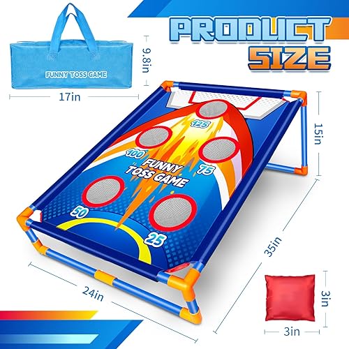 Miniatura 2 de Shylizard Juego de lanzar bolsas de frijoles para actividades al aire libre, el juego de lanzamiento de bolsas de frijoles es un juguete para niños