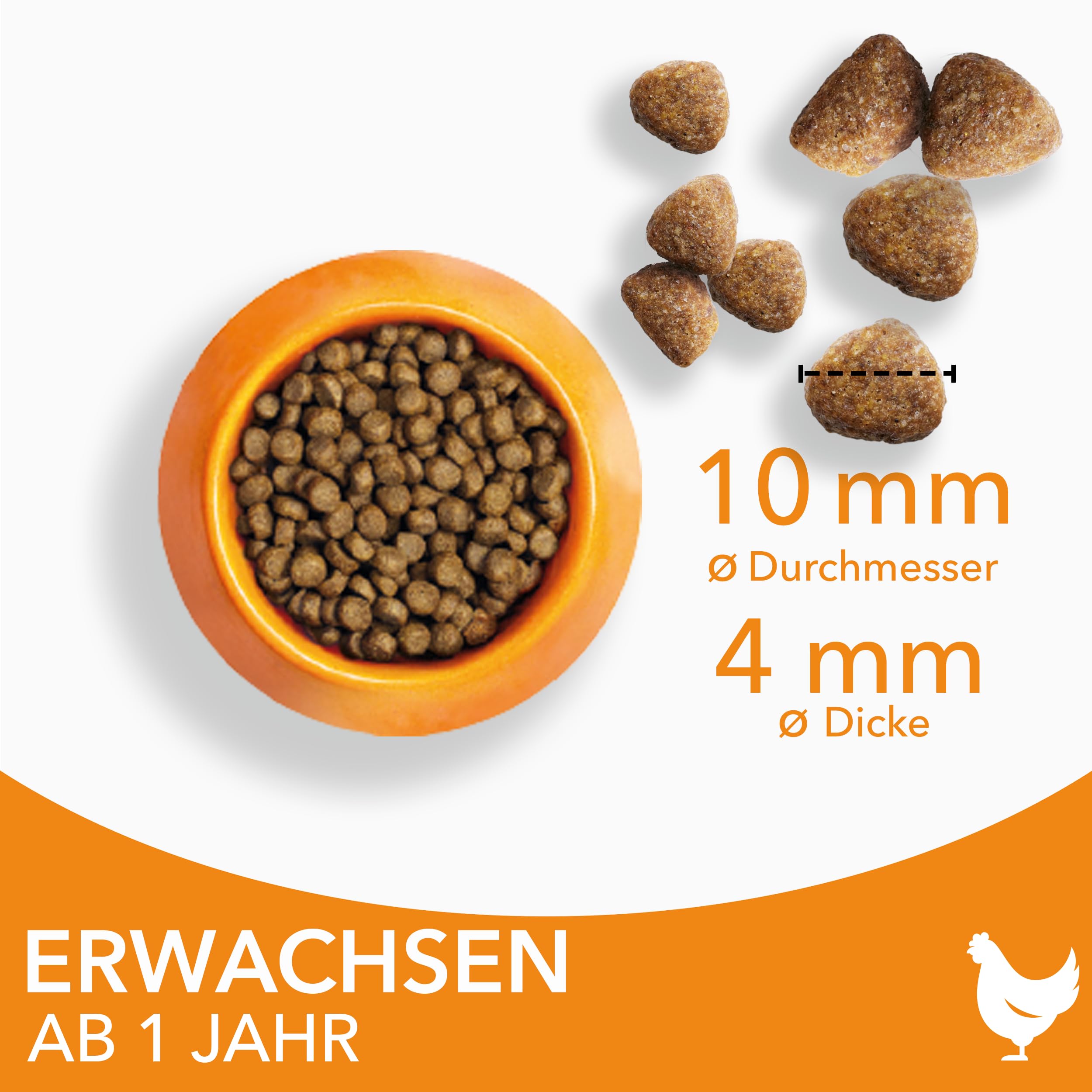 IAMS Katzenfutter trocken mit Huhn - Trockenfutter für Katzen im Alter von 1-6 Jahren, 10 kg