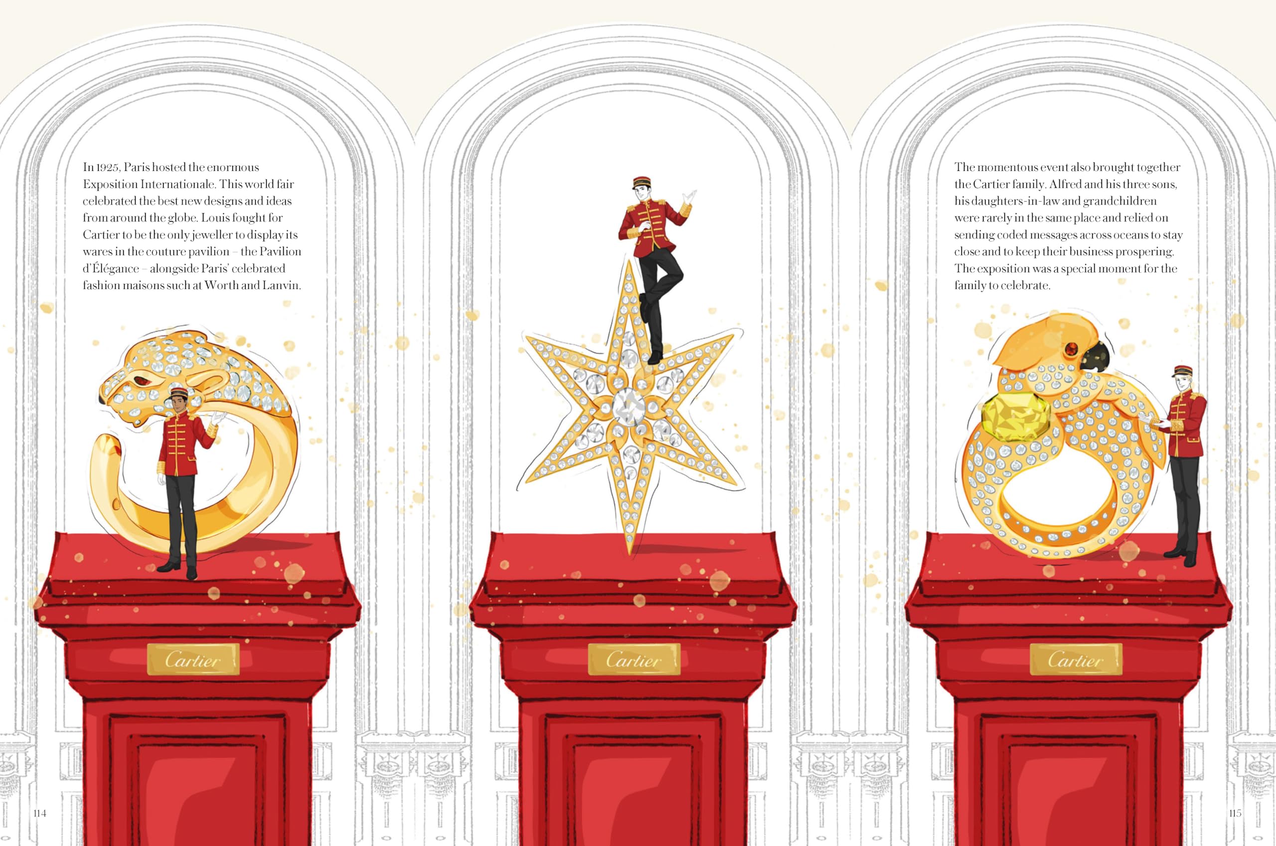 Louis-Francois Cartier: The Illustrated World of a Fashion Icon