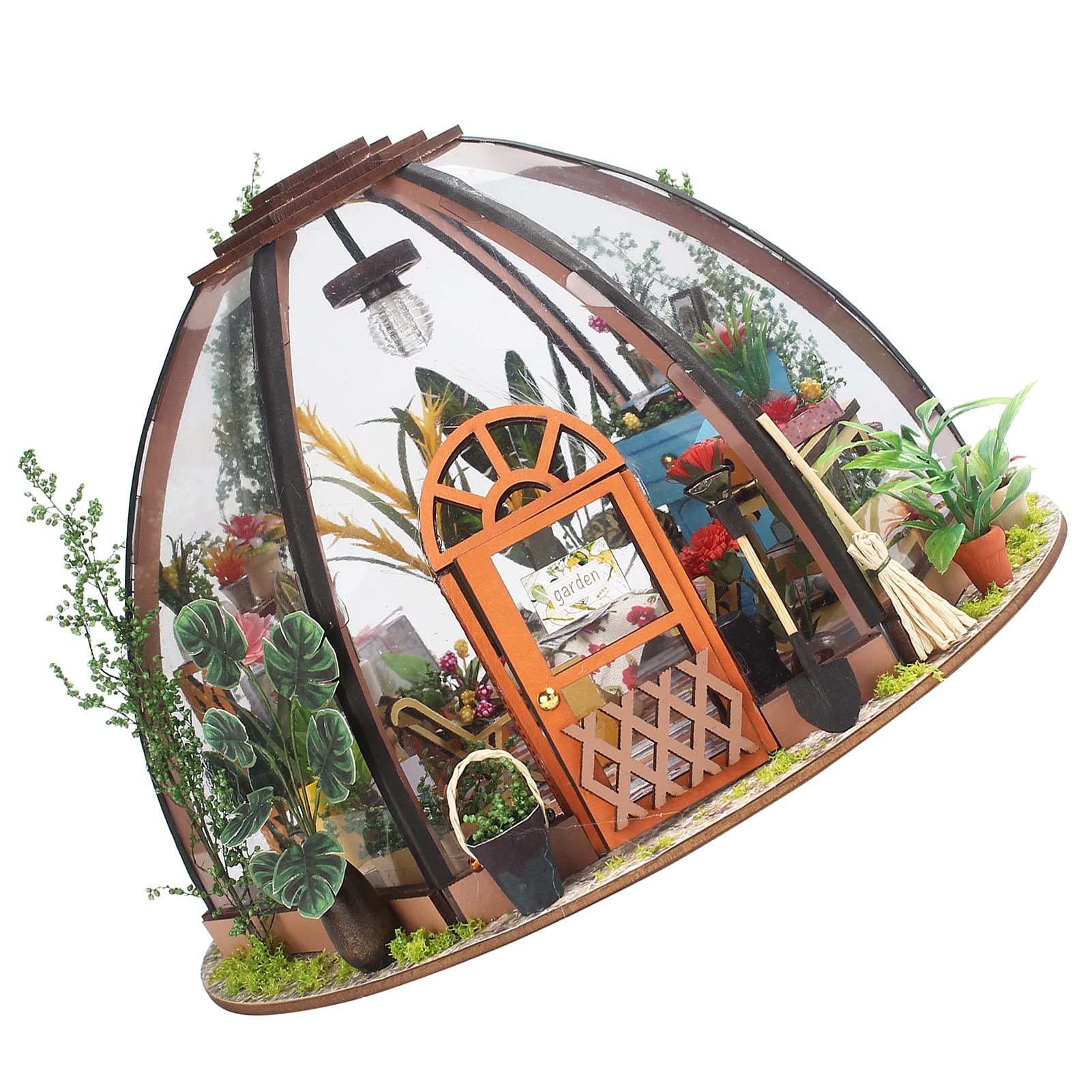 DIY Flower Room Model Ręcznie robiony Drewniany Kreatywność Stereoskopowy zestaw form Miniaturowy domek dla lalek Rzemiosło artystyczne dla dorosłych Nastolatki do dekoracji domu