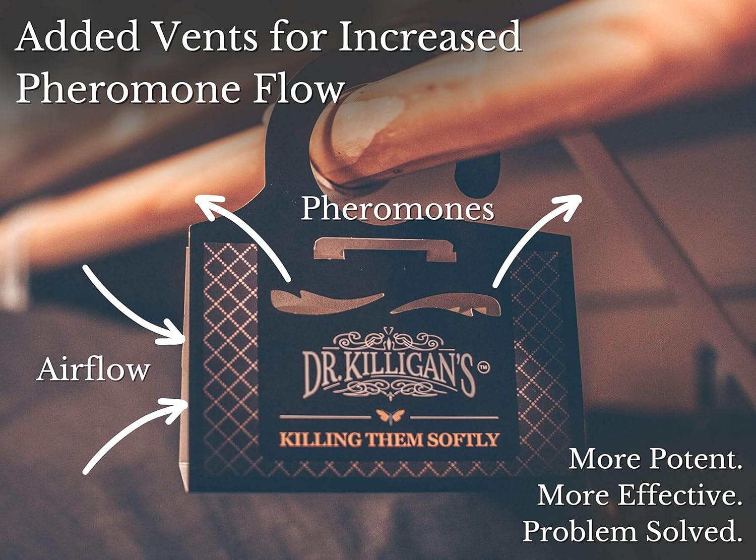 Dr. Killigan’s Premium Clothing Moth Traps with Pheromones Prime NonToxic Clothes Moth Trap