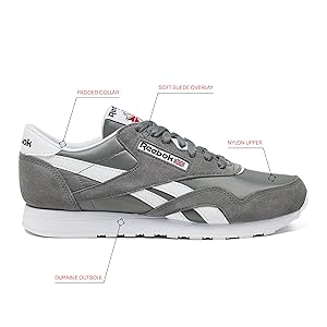 Reebok Classic Nylon Mens Sneakers Tennis Shoes