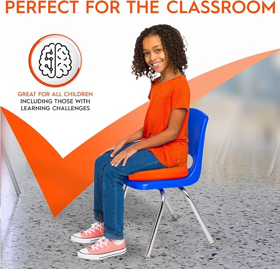 Shaped Wiggle Seats by BouncybandOrange Basketball, 13x13x2.2