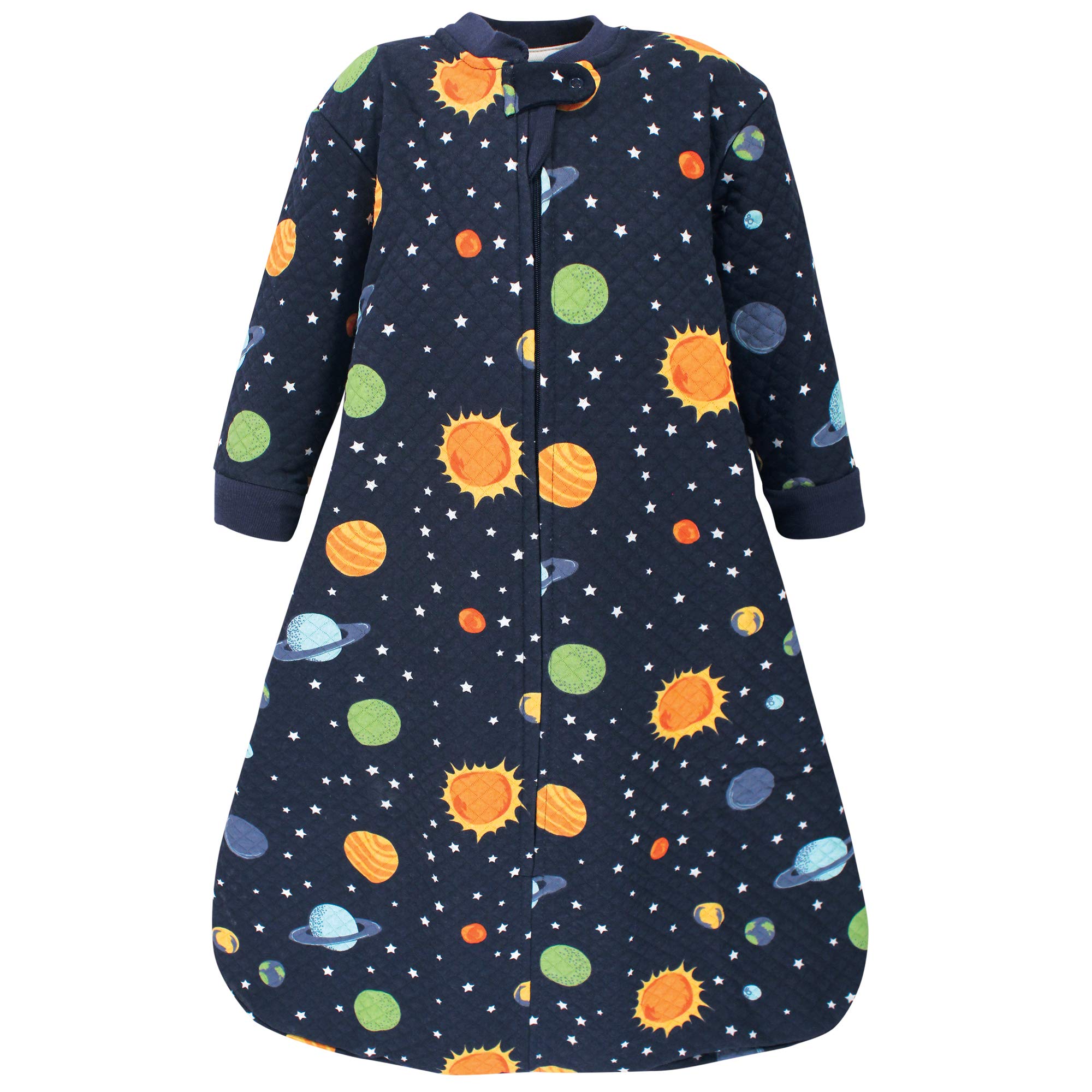 Hudson Baby Unisex Baby Premium Quilted Long Sleeve Sleeping Bag and Wearable Blanket