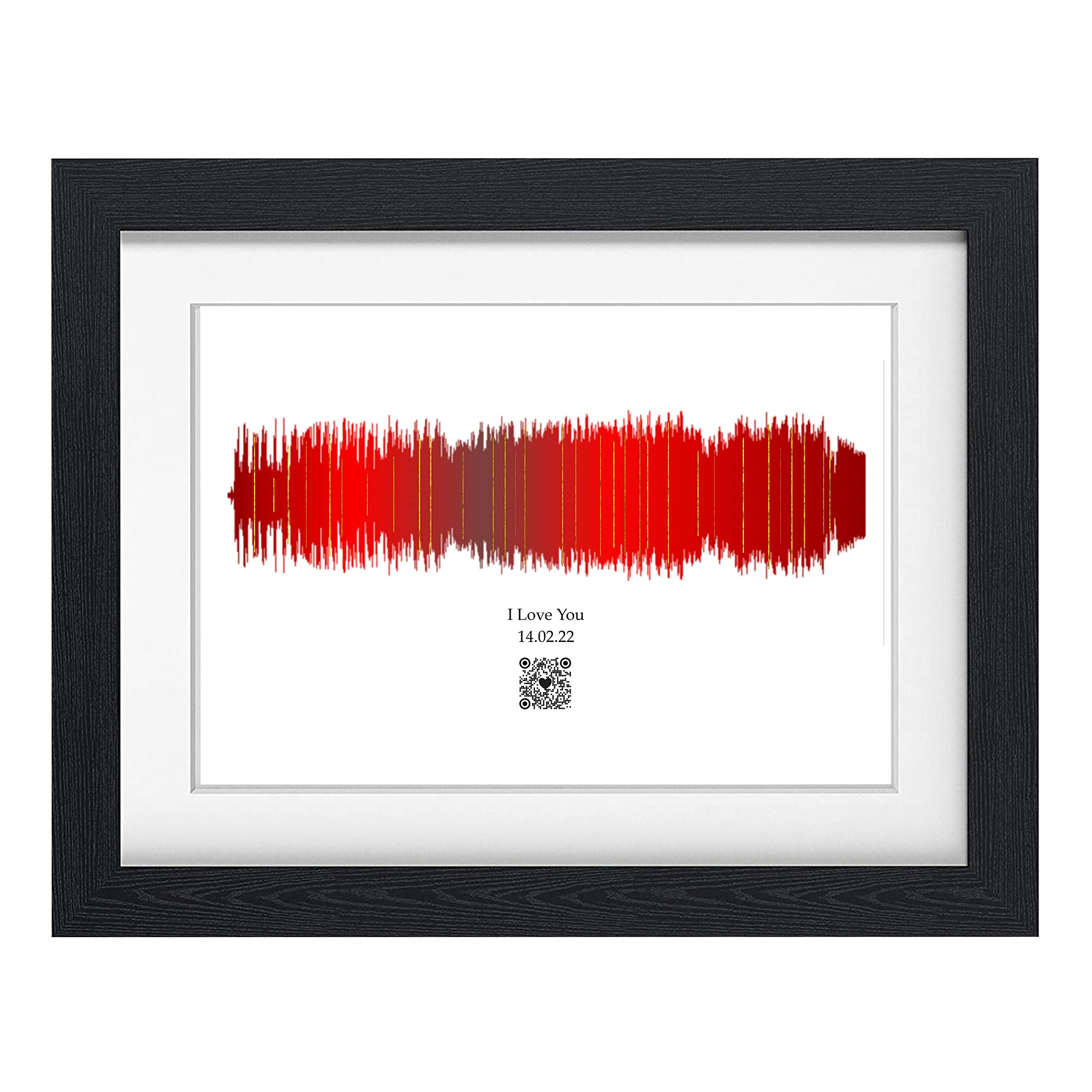 WishesCanComeTrue Personalised Soundwave Art Print- Custom Song