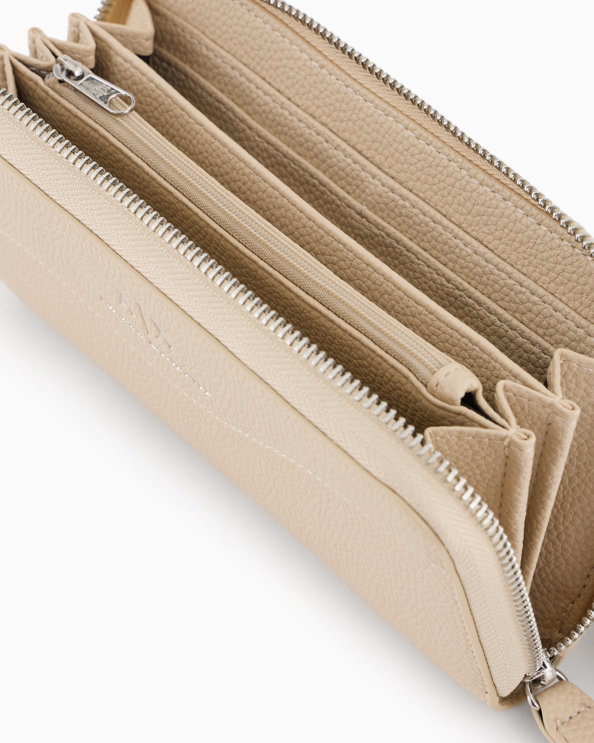 Armani Exchange Women's Exchange Wave Continental Wallet Zip Around, Valley, Valley, talla única