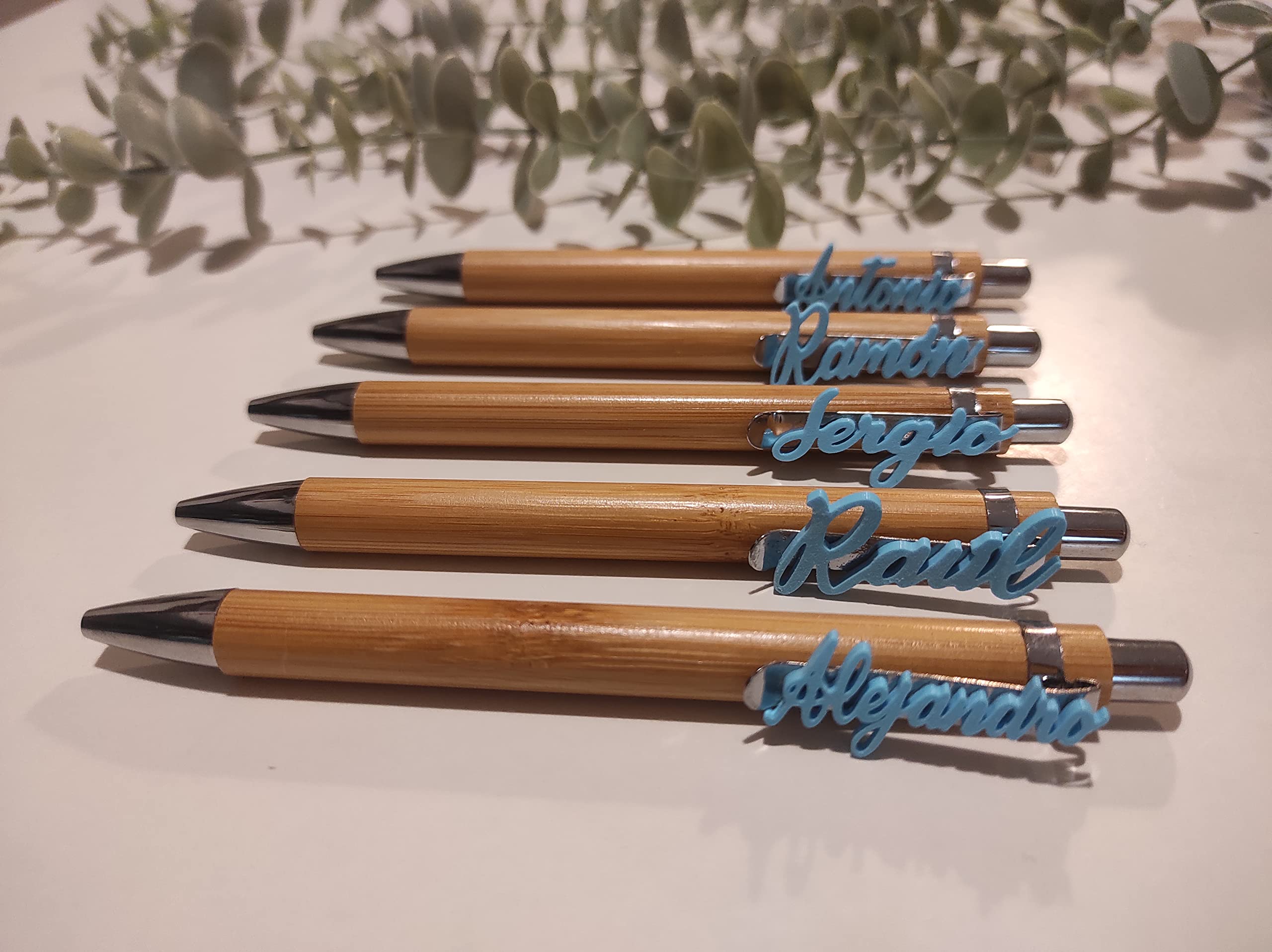 Bolígrafo con nombre personalizado