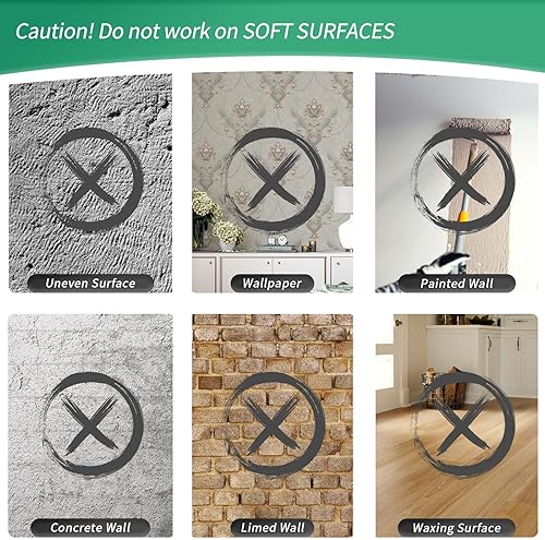 Miniatura 4 de Ganchos adhesivos para colgar en la pared, gancho autoadhesivo de alta resistencia de 22 libras (máximo), utilizado para hebillas de abrigos y