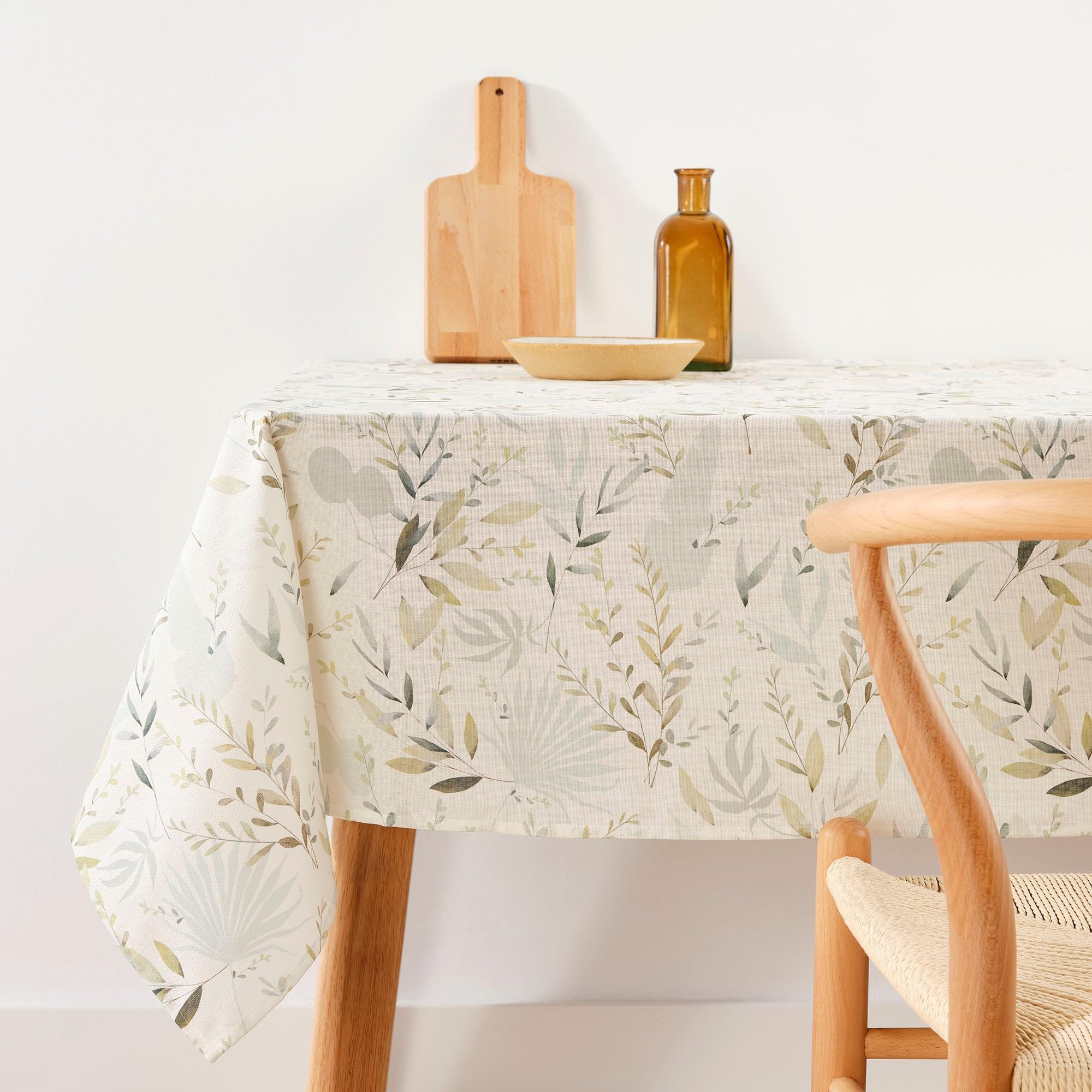 BELUM Nappe Anti-Taches, Taille 300 x 140 cm - Nappe au Toucher Extra Douce, Couleur Multicolore, Nappe 100% fabriquée en Espagne, Tissu 100% Coton Biologique, Nappe modèle 0120-383