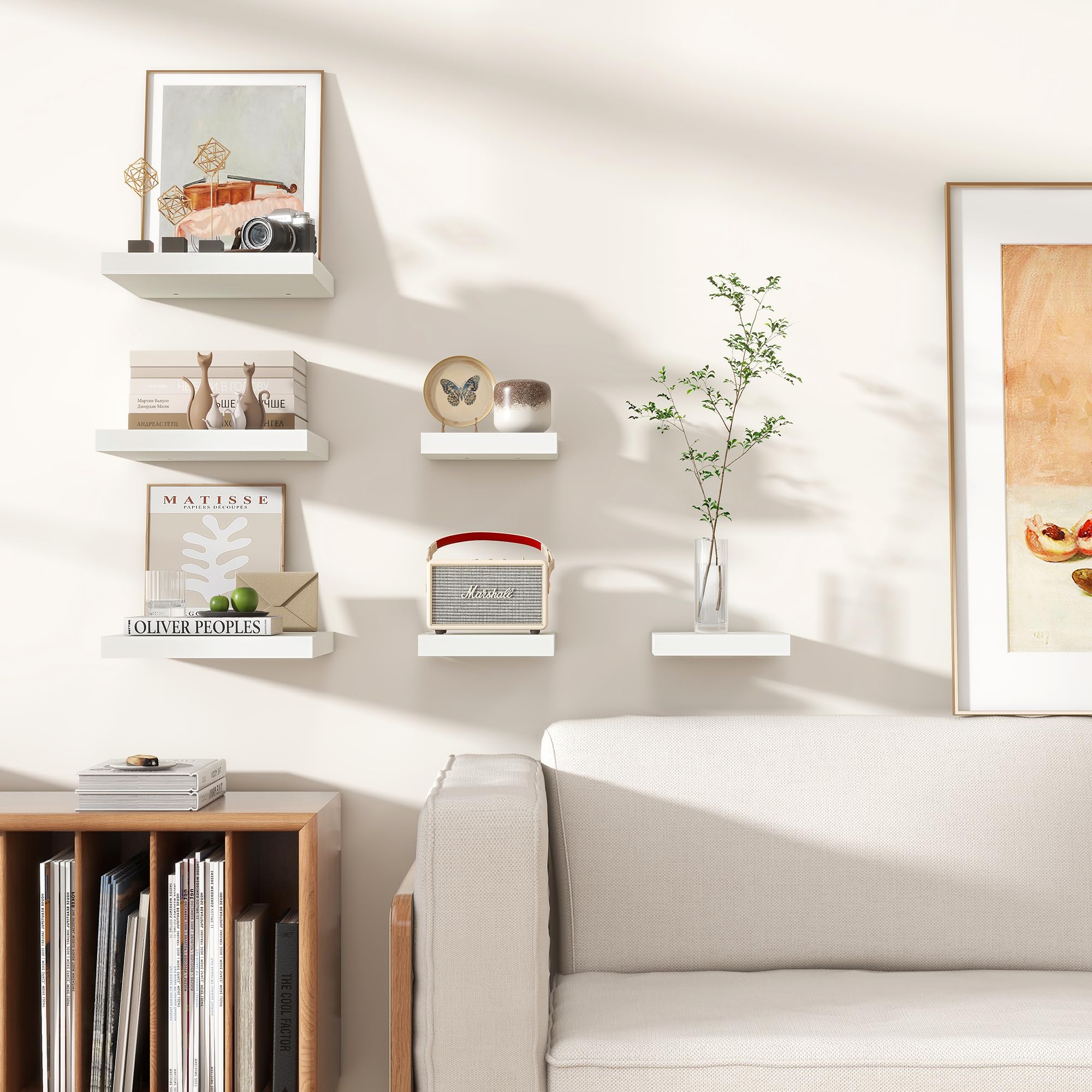 Amazon.com: Square Floating Shelves for Wall 8